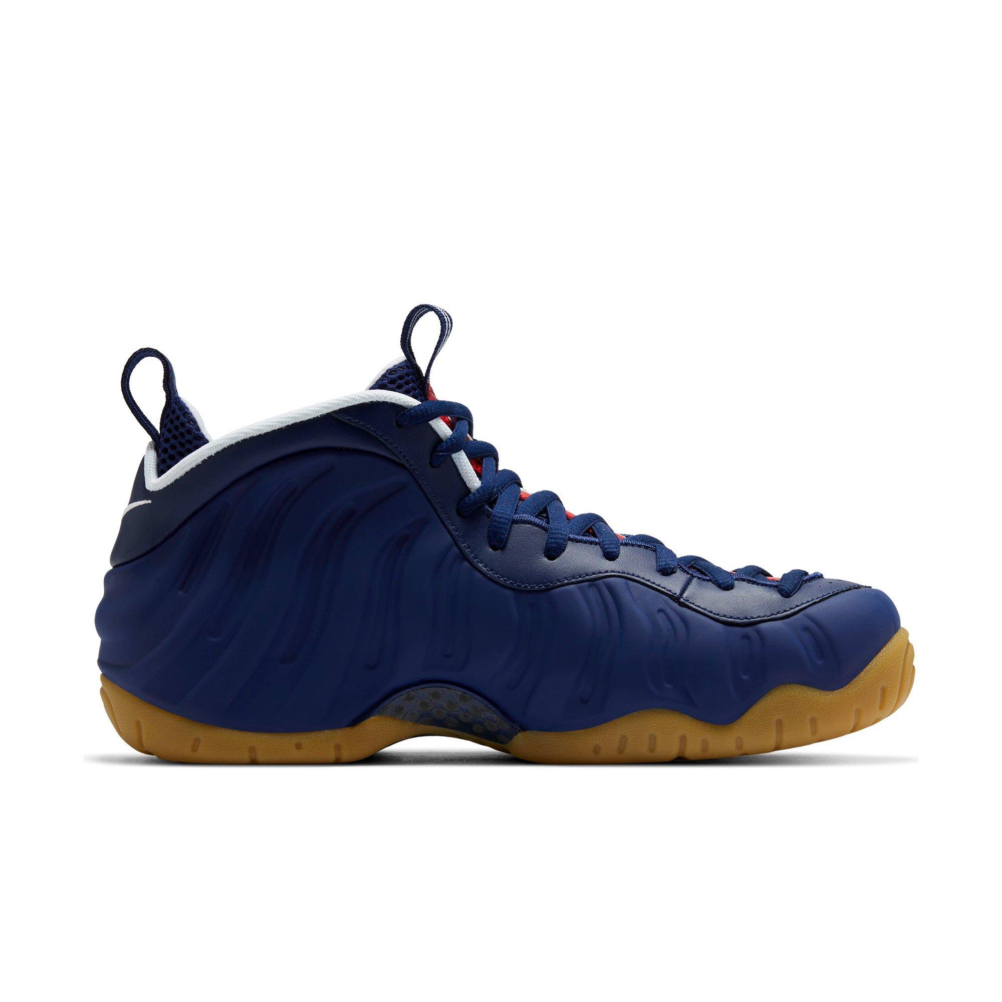 navy blue foamposites kids