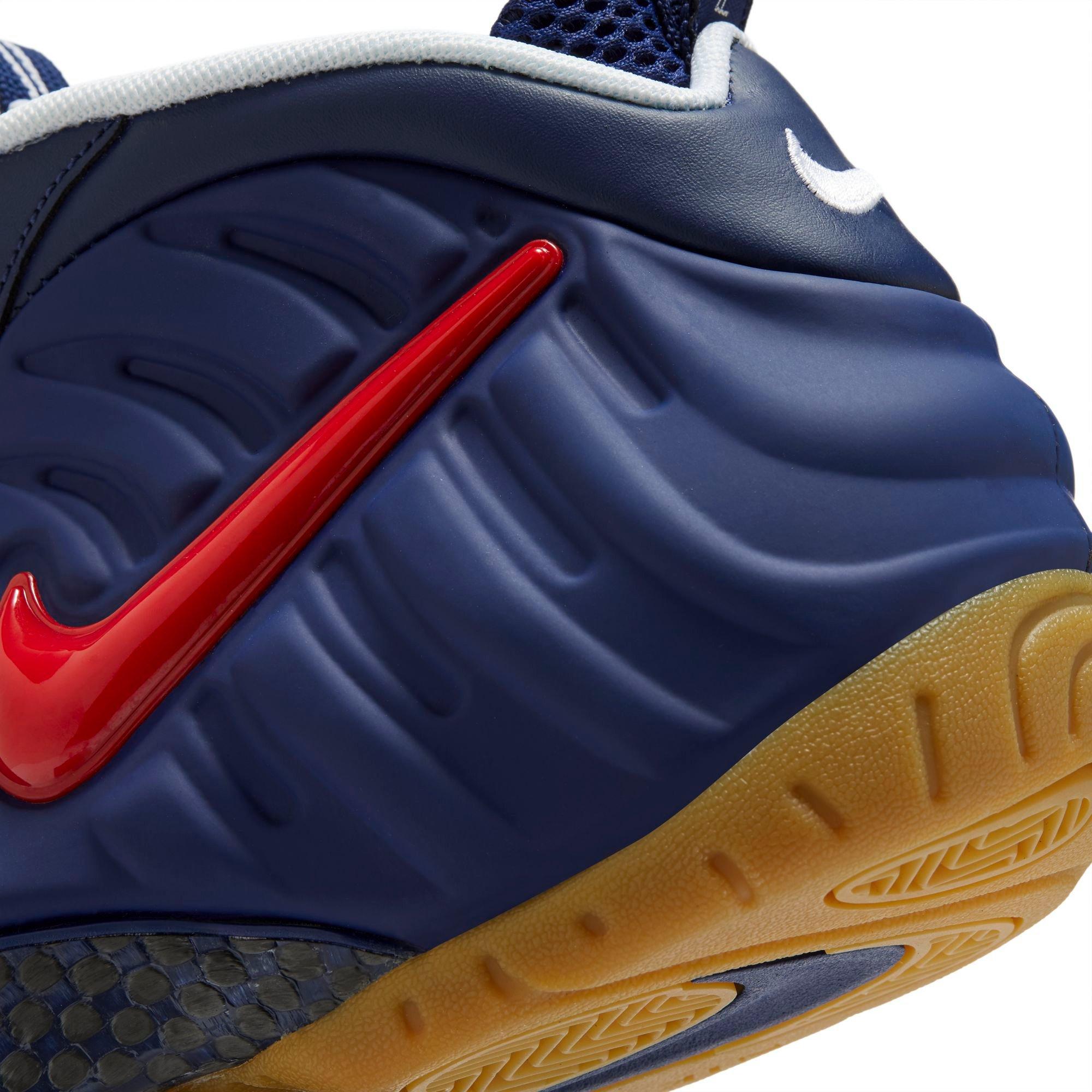 blue and red foamposite