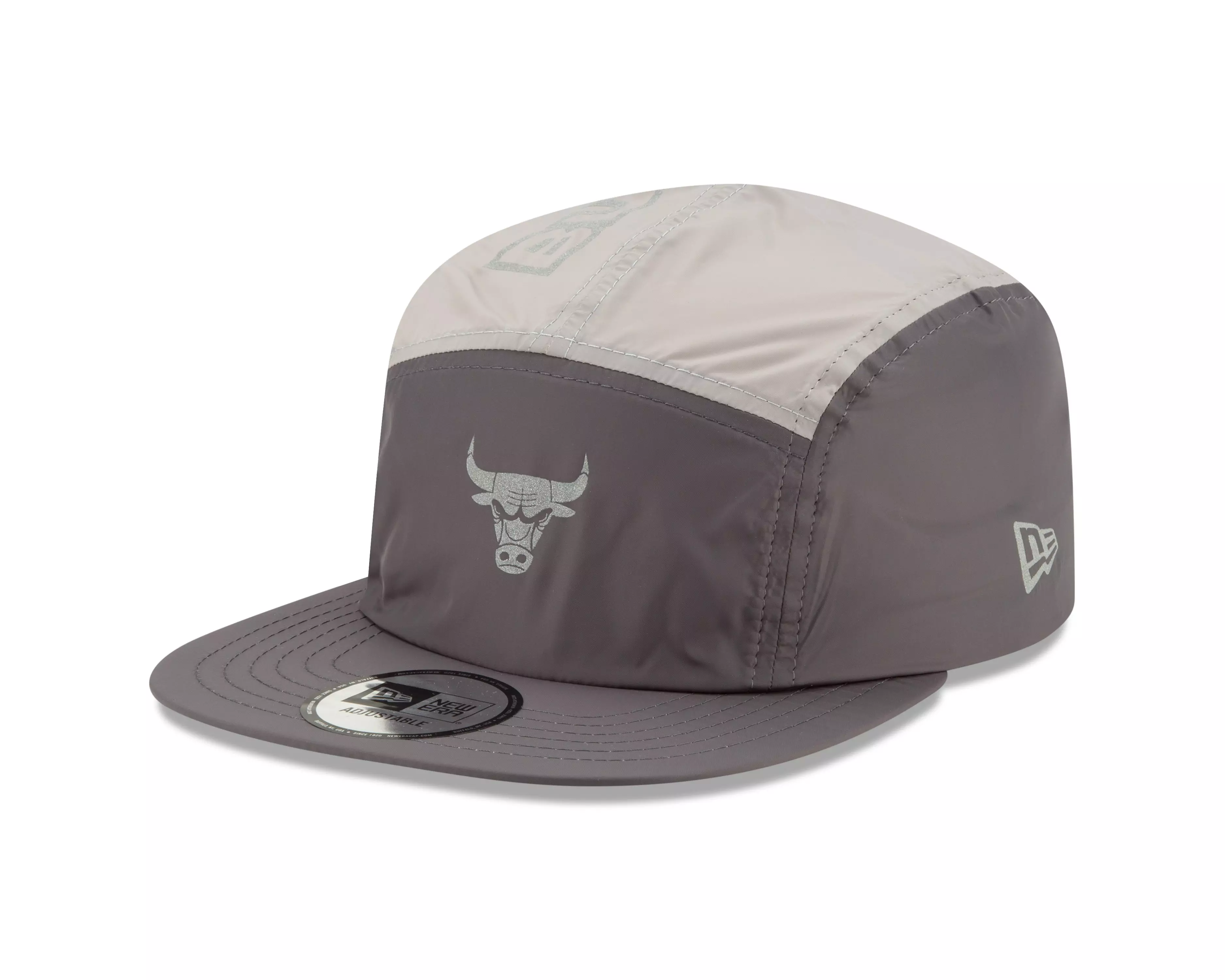 New Era Chicago Bulls Camper Reflective Adjustable Hat - BLACK