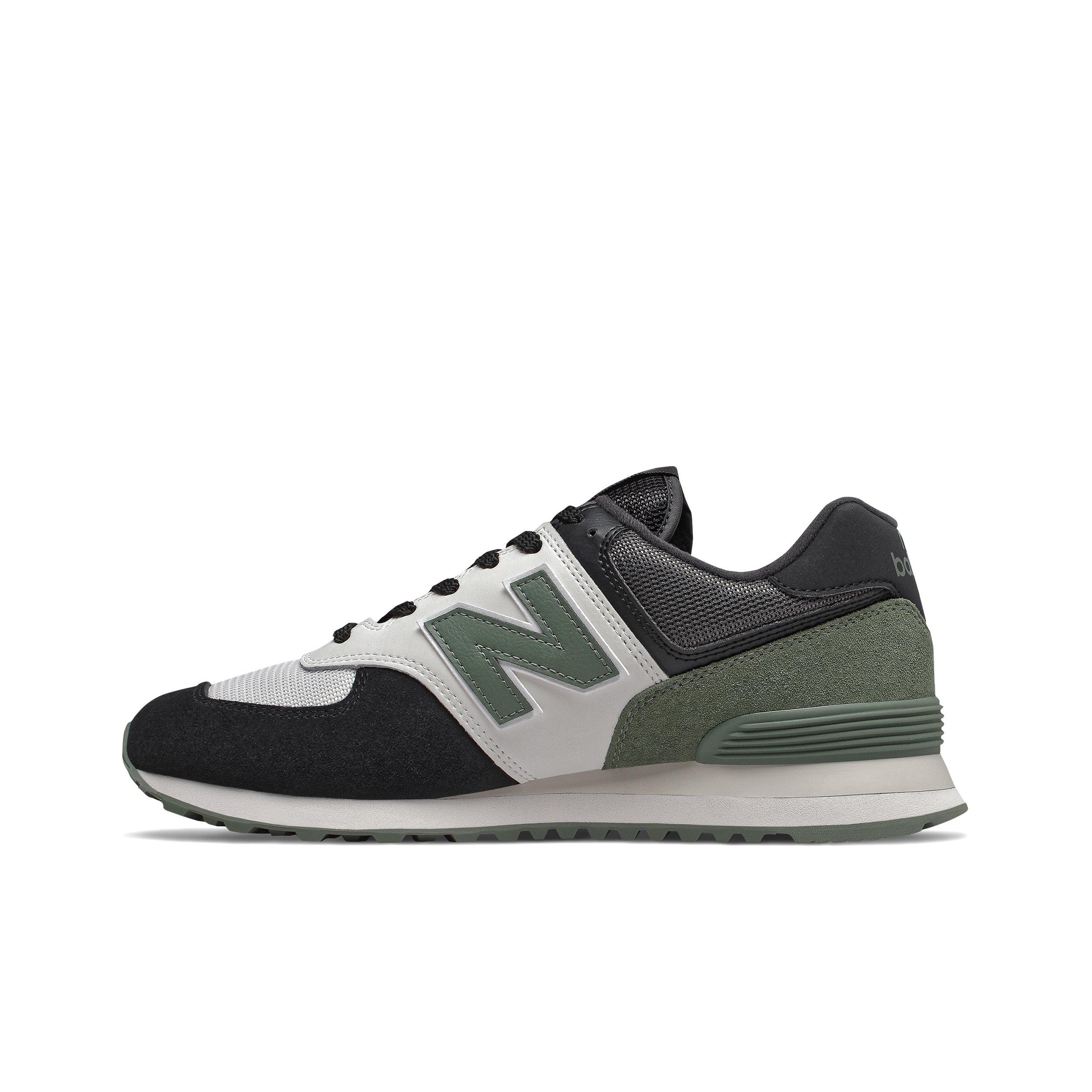new balance black and green 574