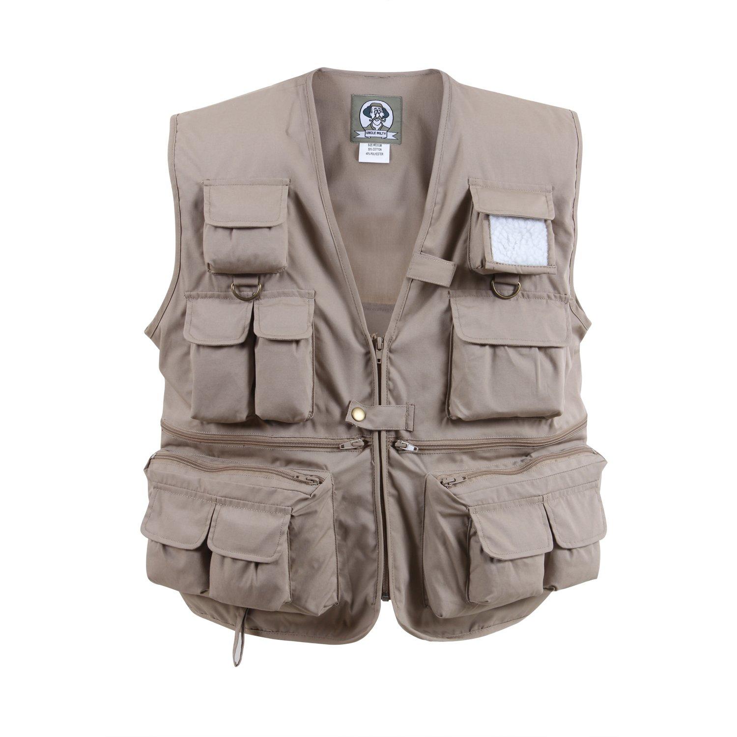 Rothco Men's Uncle Milty Travel Vest - KHAKI Thumbnail View 1