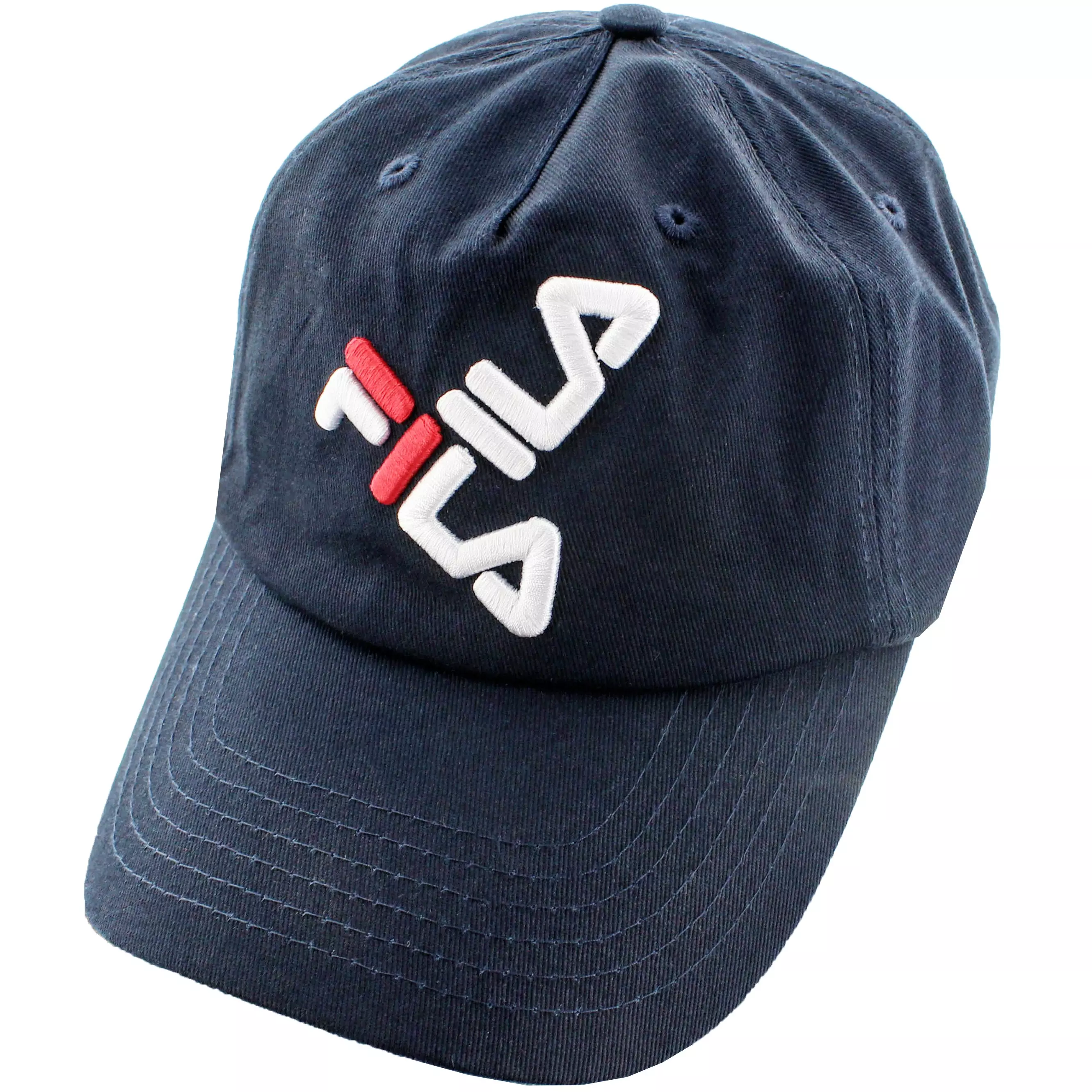 FILA Cotton Twill 5 Panel Cap-Navy - NAVY