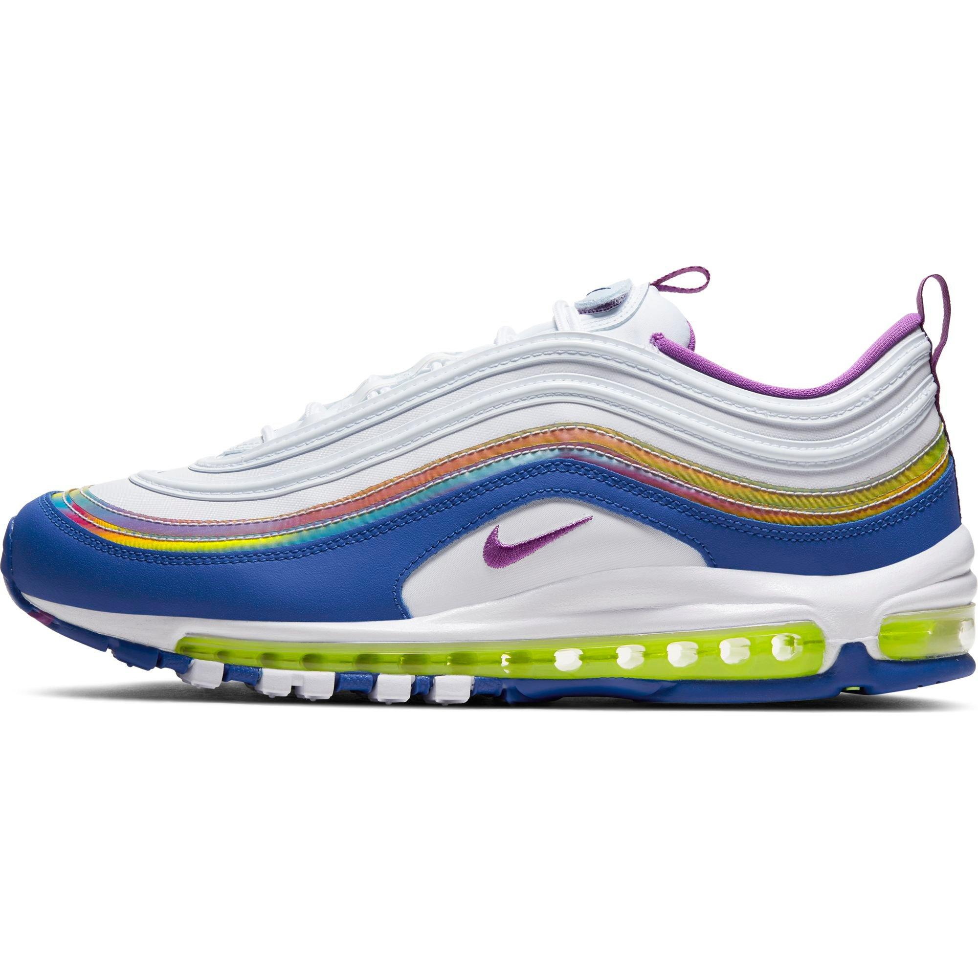 Nike Air Max 97 White Purple Nebula Washed Coral Men S Shoe Hibbett City Gear