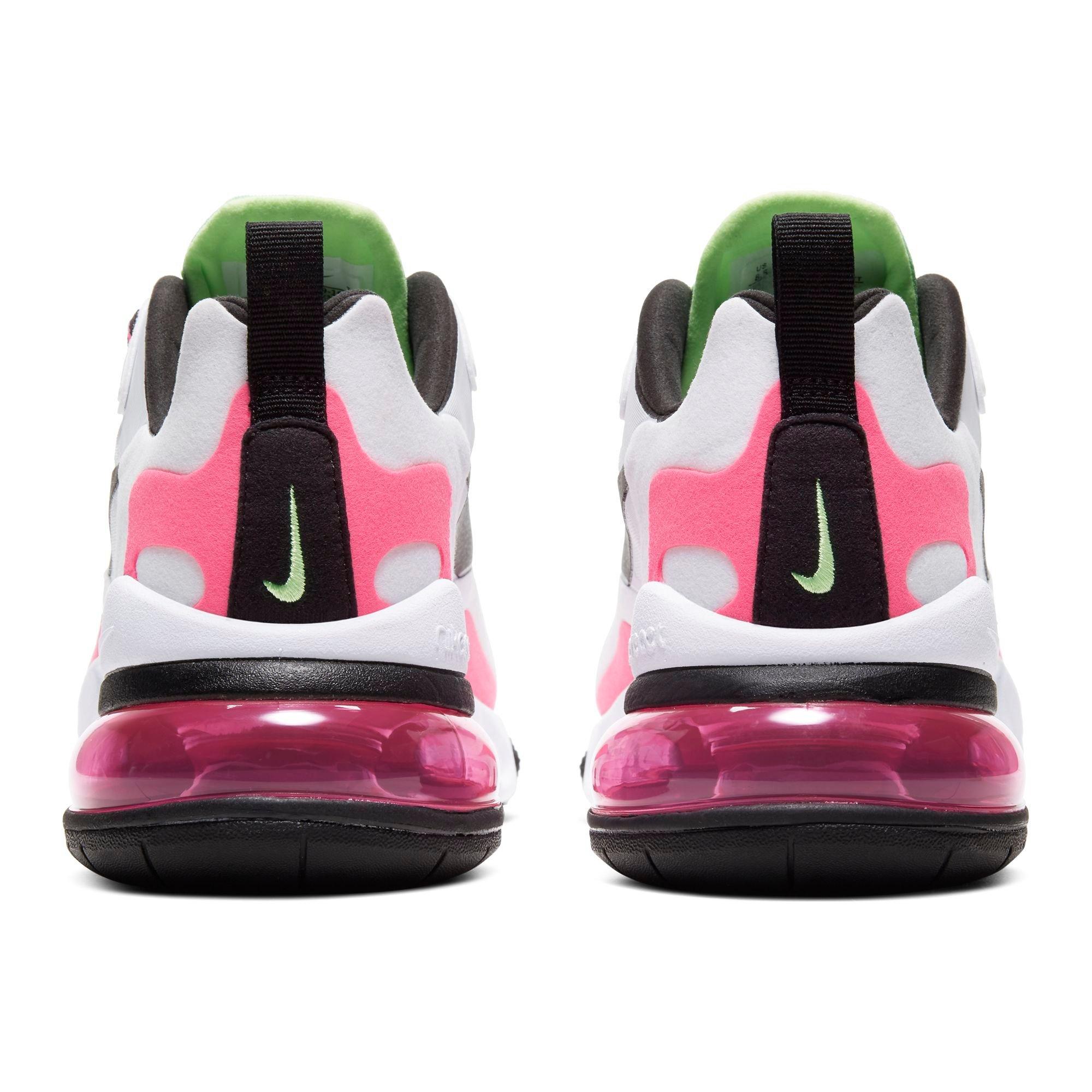 Nike Air Max 270 React White Hyper Pink Pink Blast Women S Shoe Hibbett City Gear