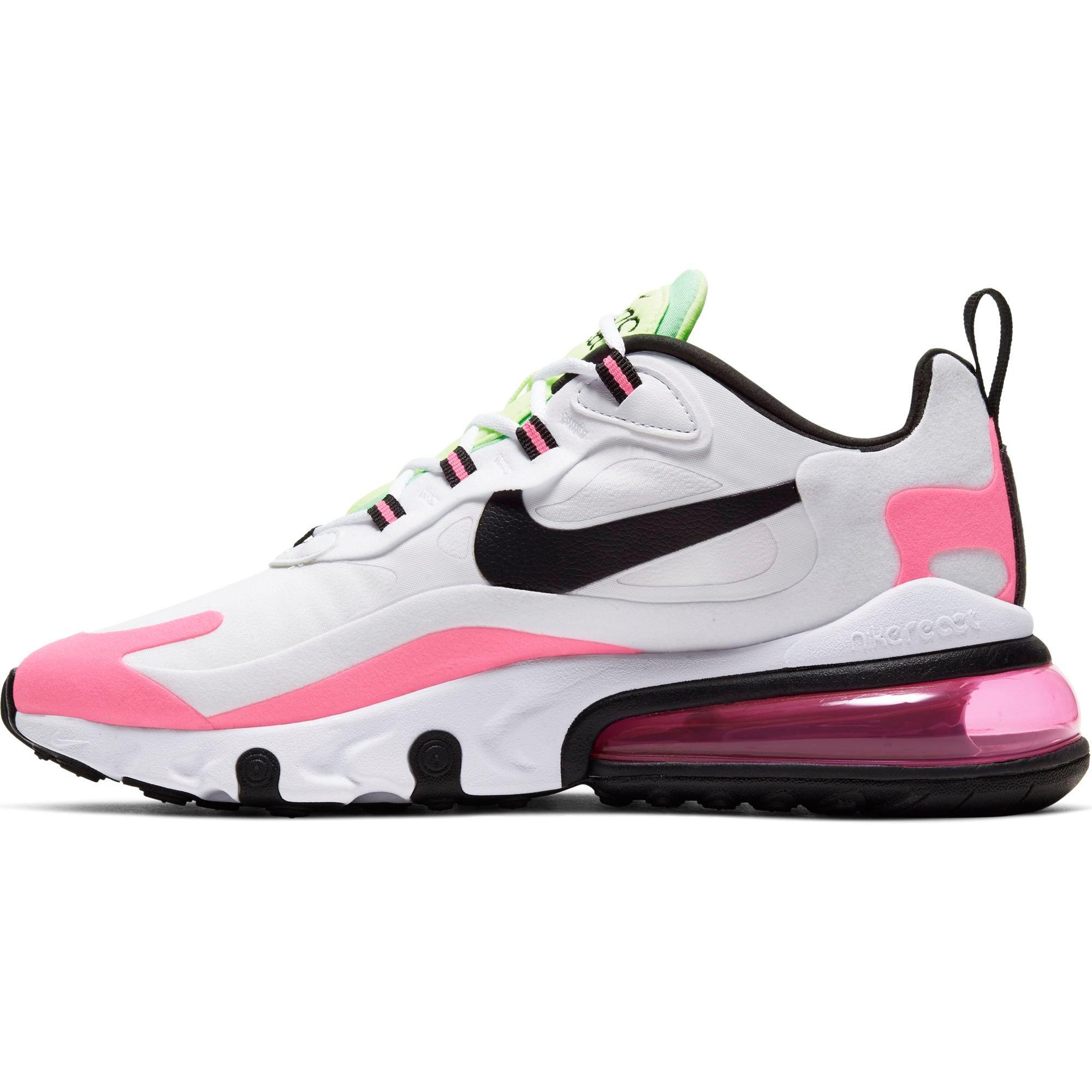 air max 270 react white pink blue