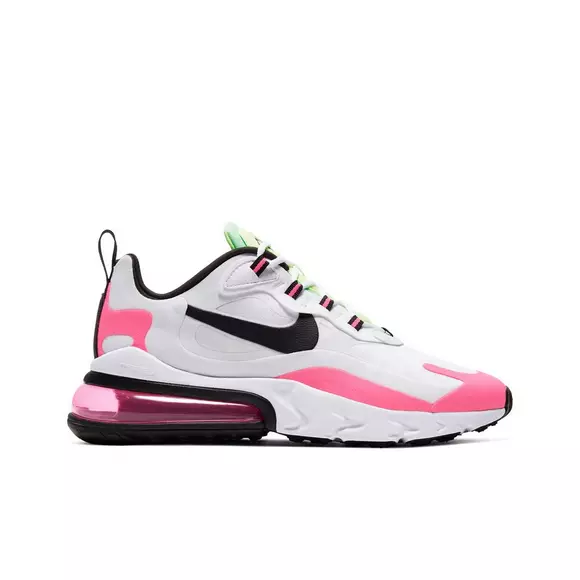 acidez Fuera de borda divorcio Nike Air Max 270 React "White/Hyper Pink/Pink Blast" Women's Shoe