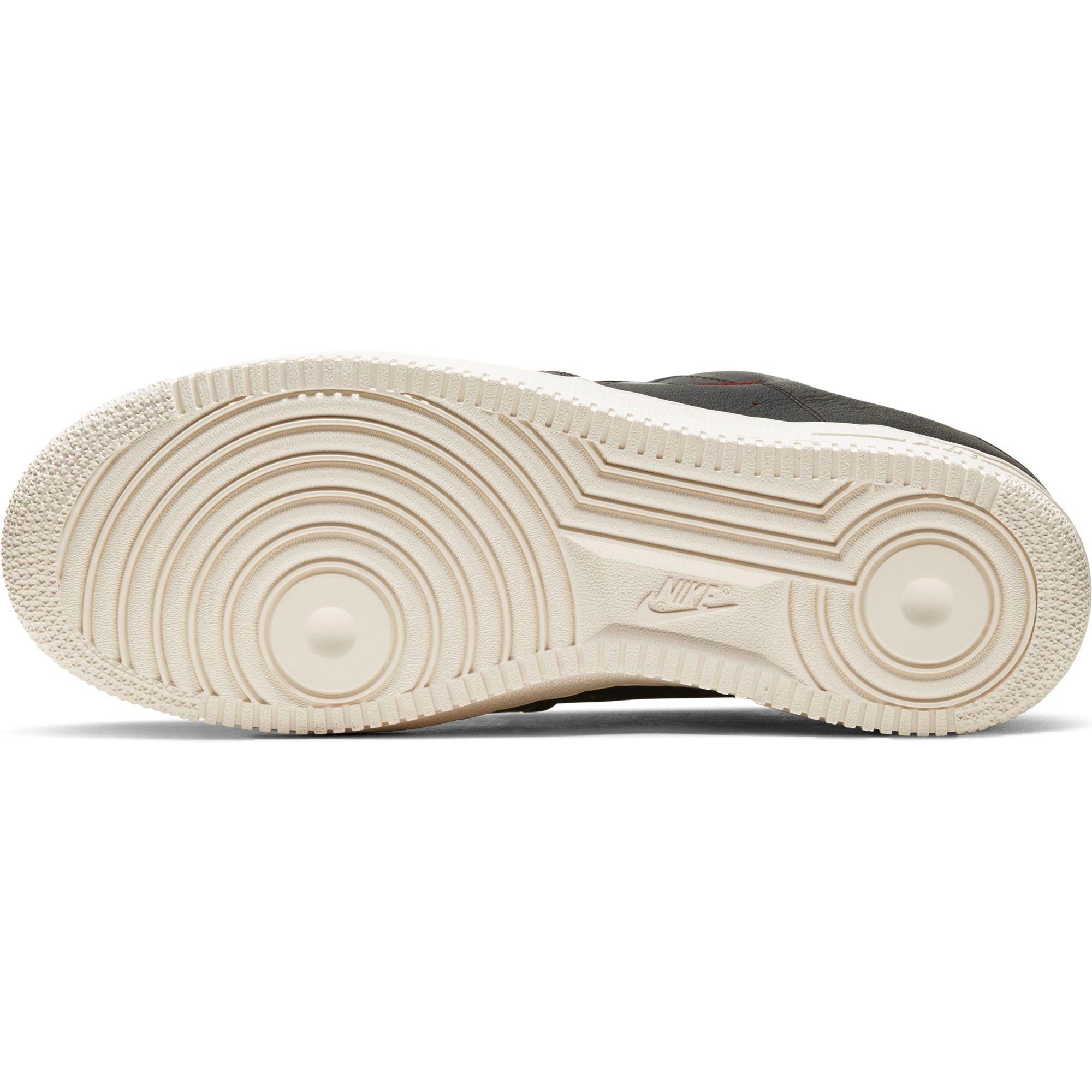 Nike Air Force 1 '07 Jewel Premium "Black/Safety Orange" Men's Shoe - BLACK Thumbnail View 12