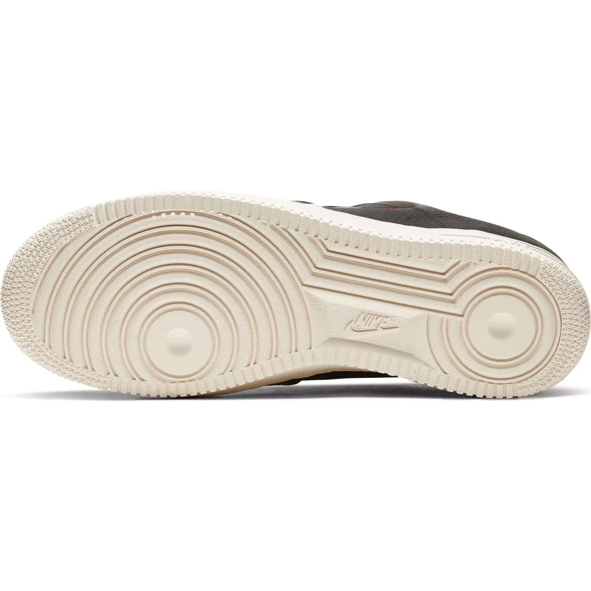 Nike Air Force 1 '07 Jewel Premium "Black/Safety Orange" Men's Shoe - BLACK