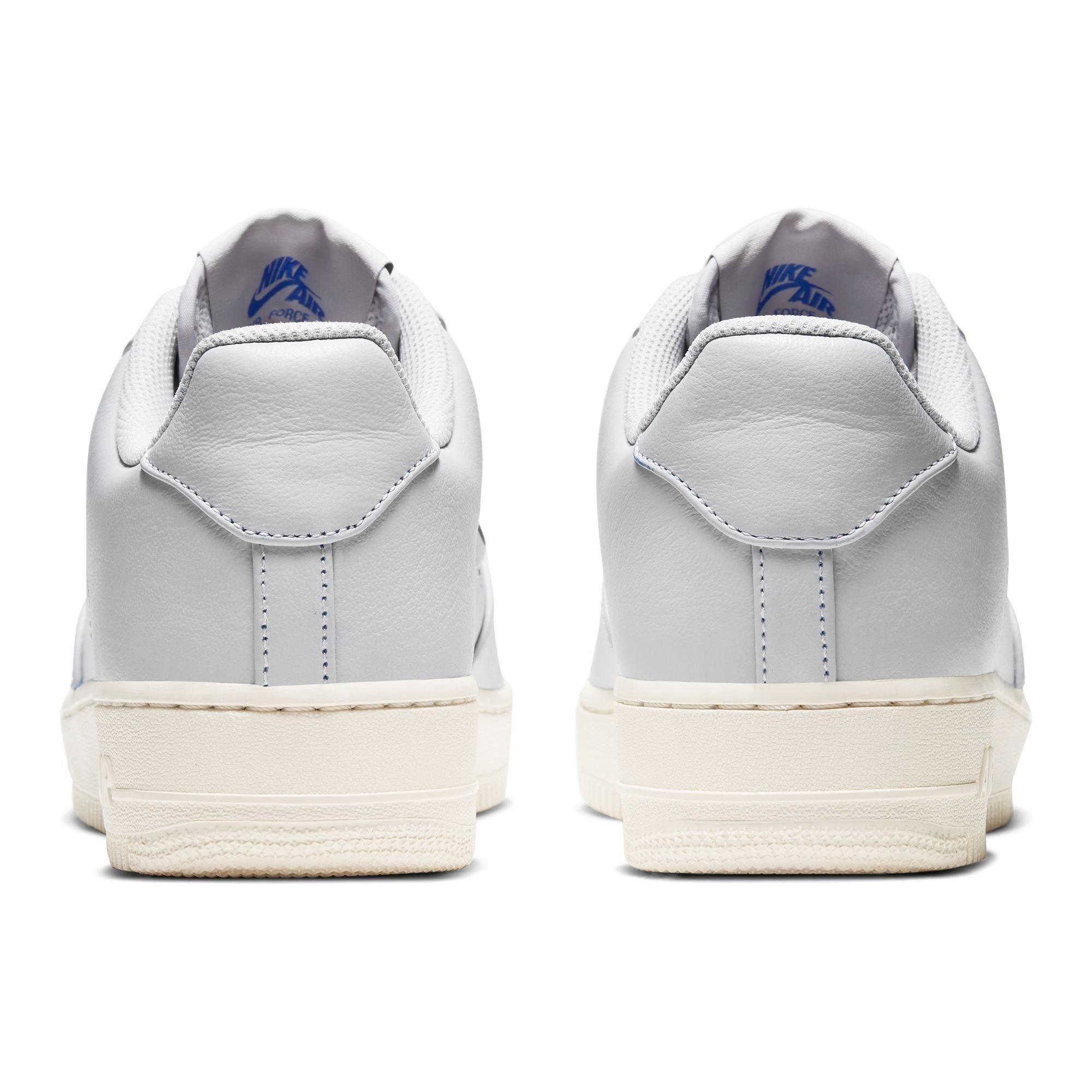 Nike Air Force 1 '07 Jewel Premium "Vast Grey/Challenge Red" Men's Shoe - BLACK Thumbnail View 10