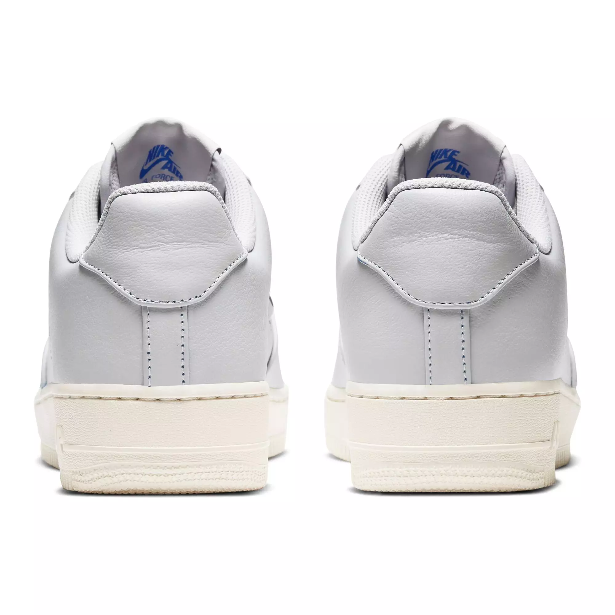 Nike Air Force 1 '07 Jewel Premium "Vast Grey/Challenge Red" Men's Shoe - BLACK