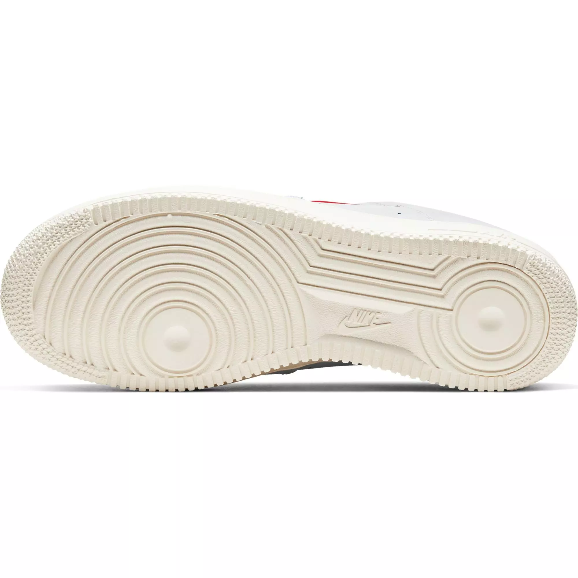 Nike Air Force 1 '07 Jewel Premium "Vast Grey/Challenge Red" Men's Shoe - BLACK