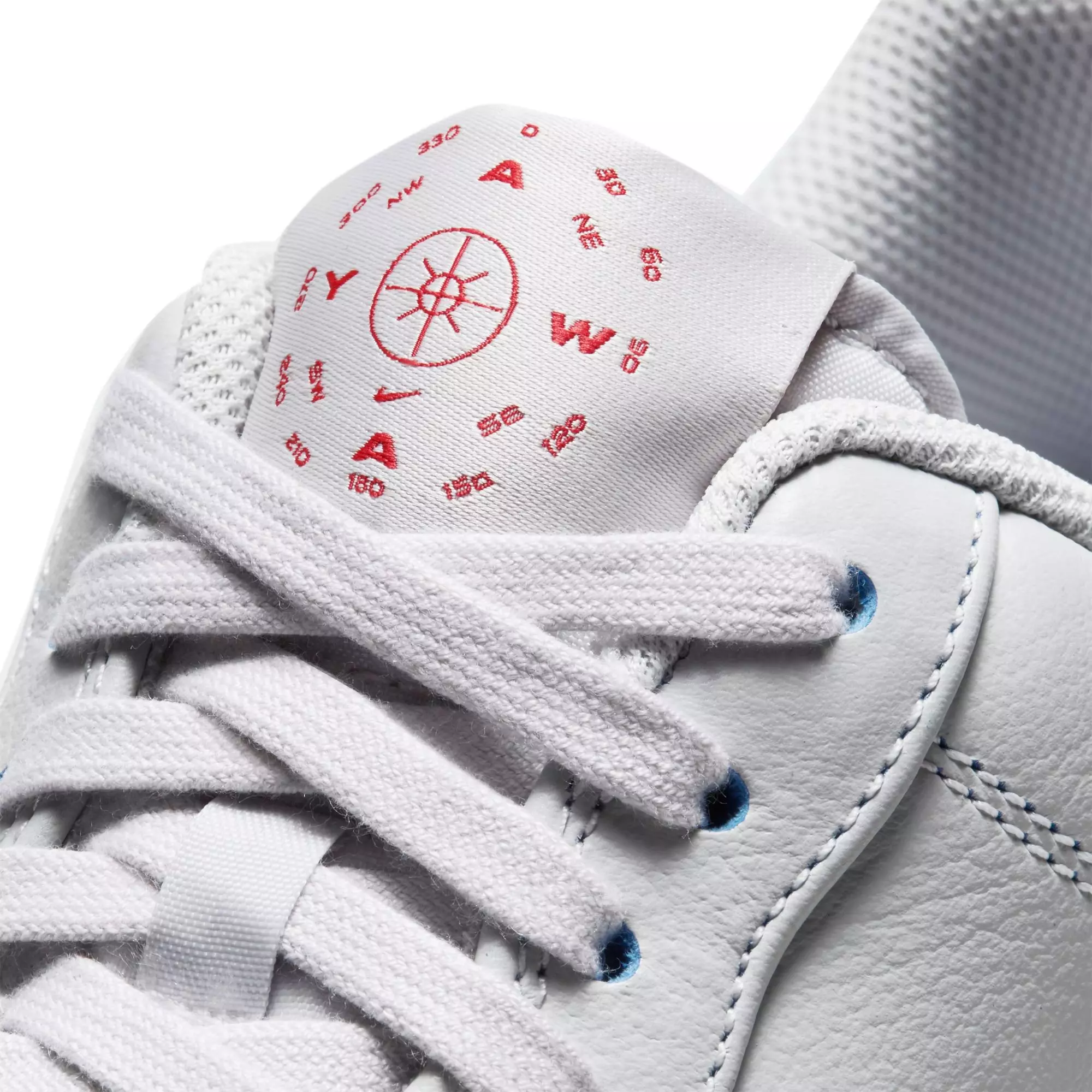 Nike Air Force 1 '07 Jewel Premium "Vast Grey/Challenge Red" Men's Shoe - BLACK