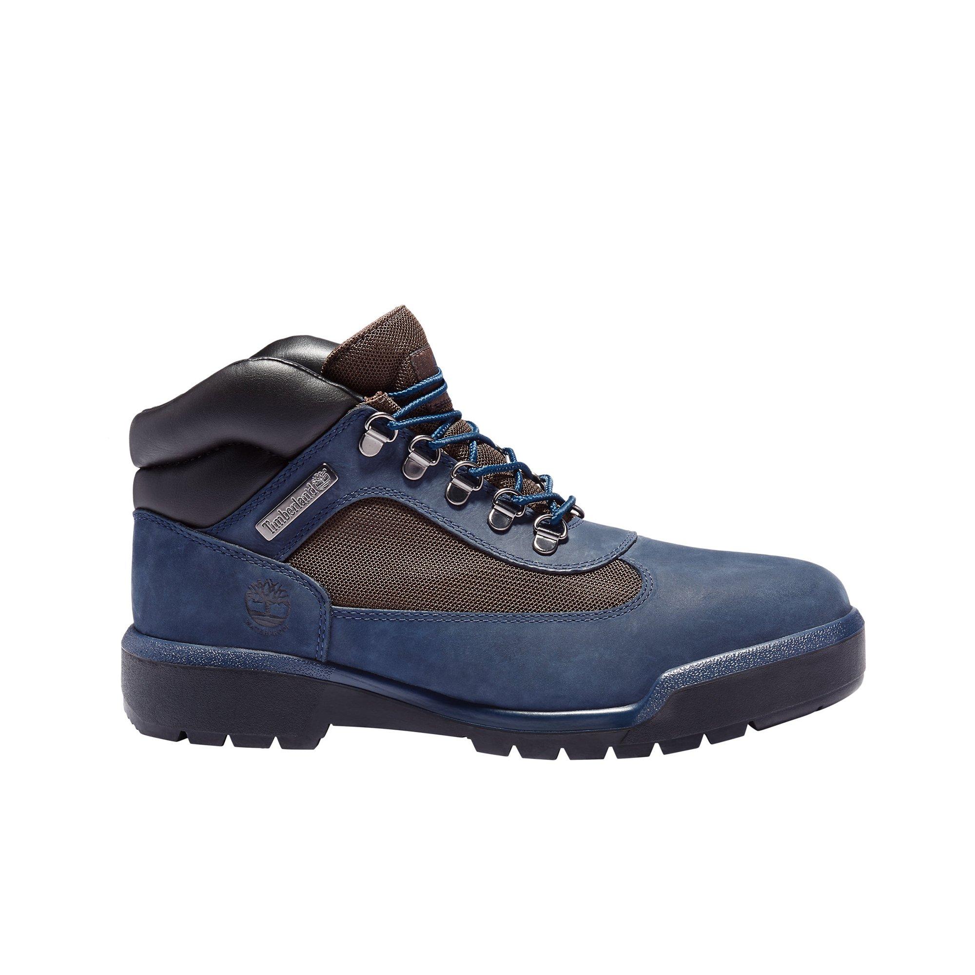navy blue field timberlands