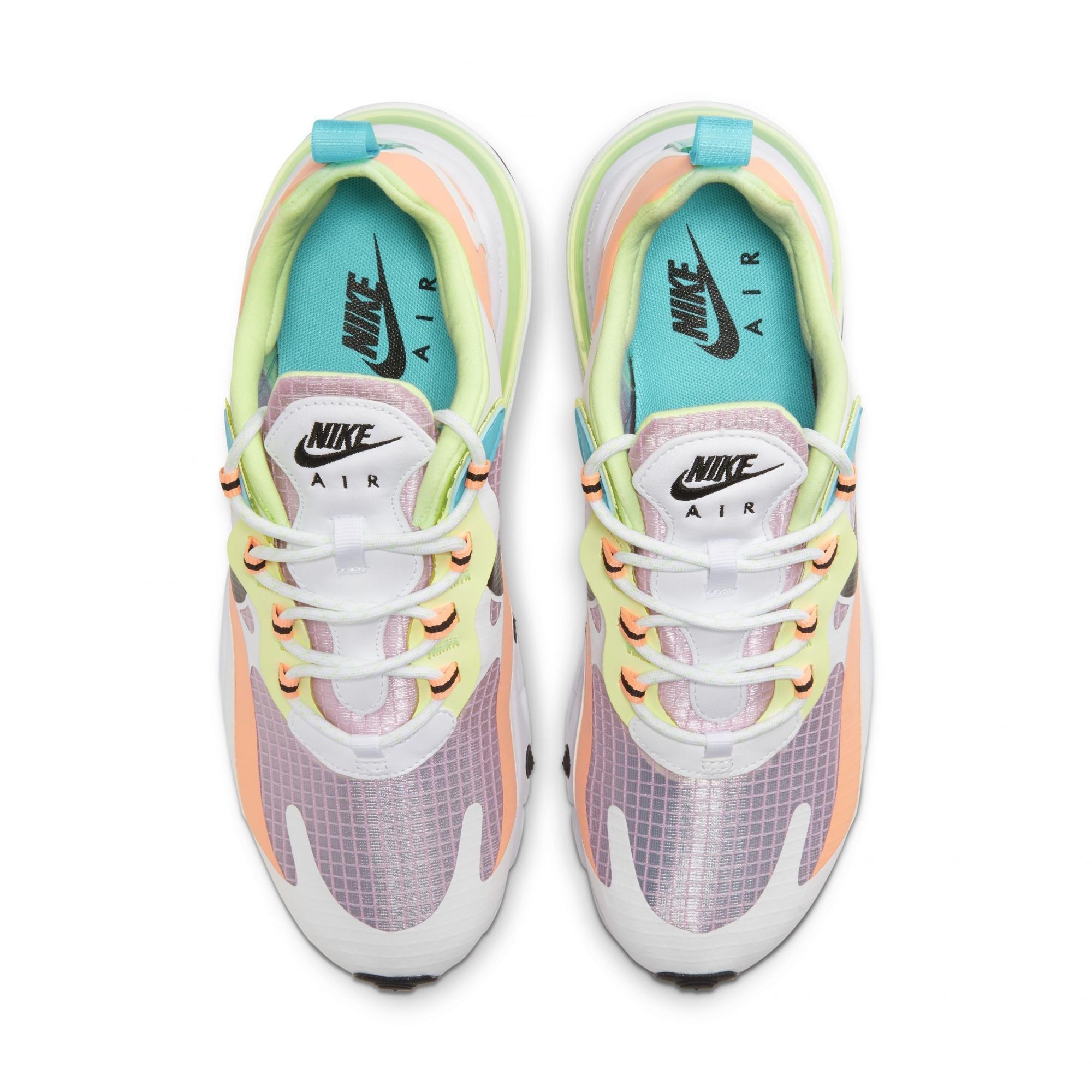 Nike Air Max 270 React Se Light Arctic Pink Orange Pulse Women S Shoe Hibbett City Gear