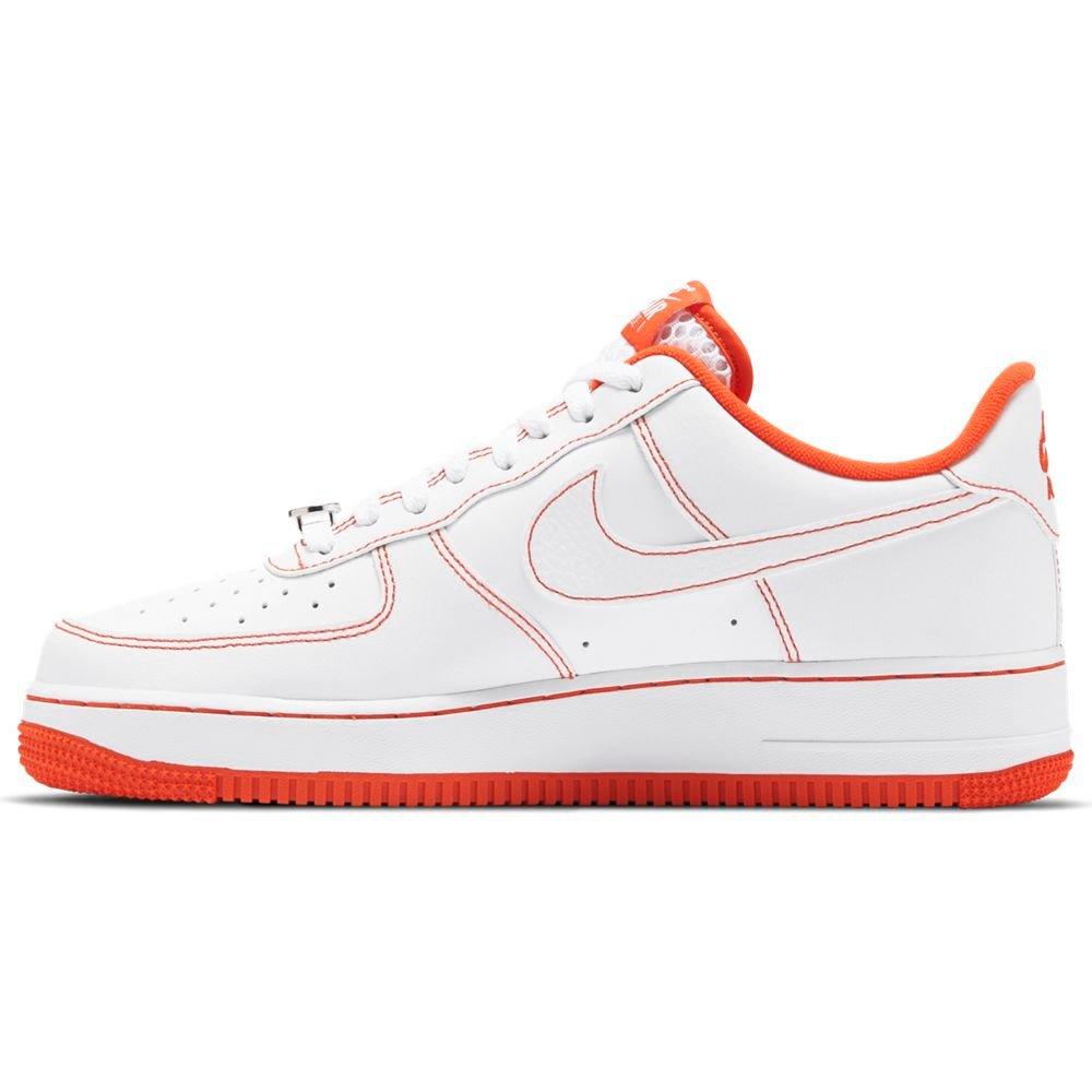 black air forces with orange