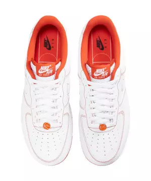 Nike Air Force 1 07 LV8 White, Black & Total Orange