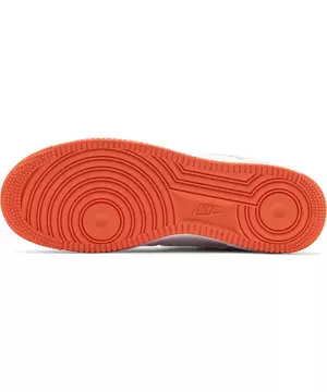 Nike Air Force 1 LV8 White/Safety Orange/Washed Teal Grade School Boys'  Shoe - Hibbett