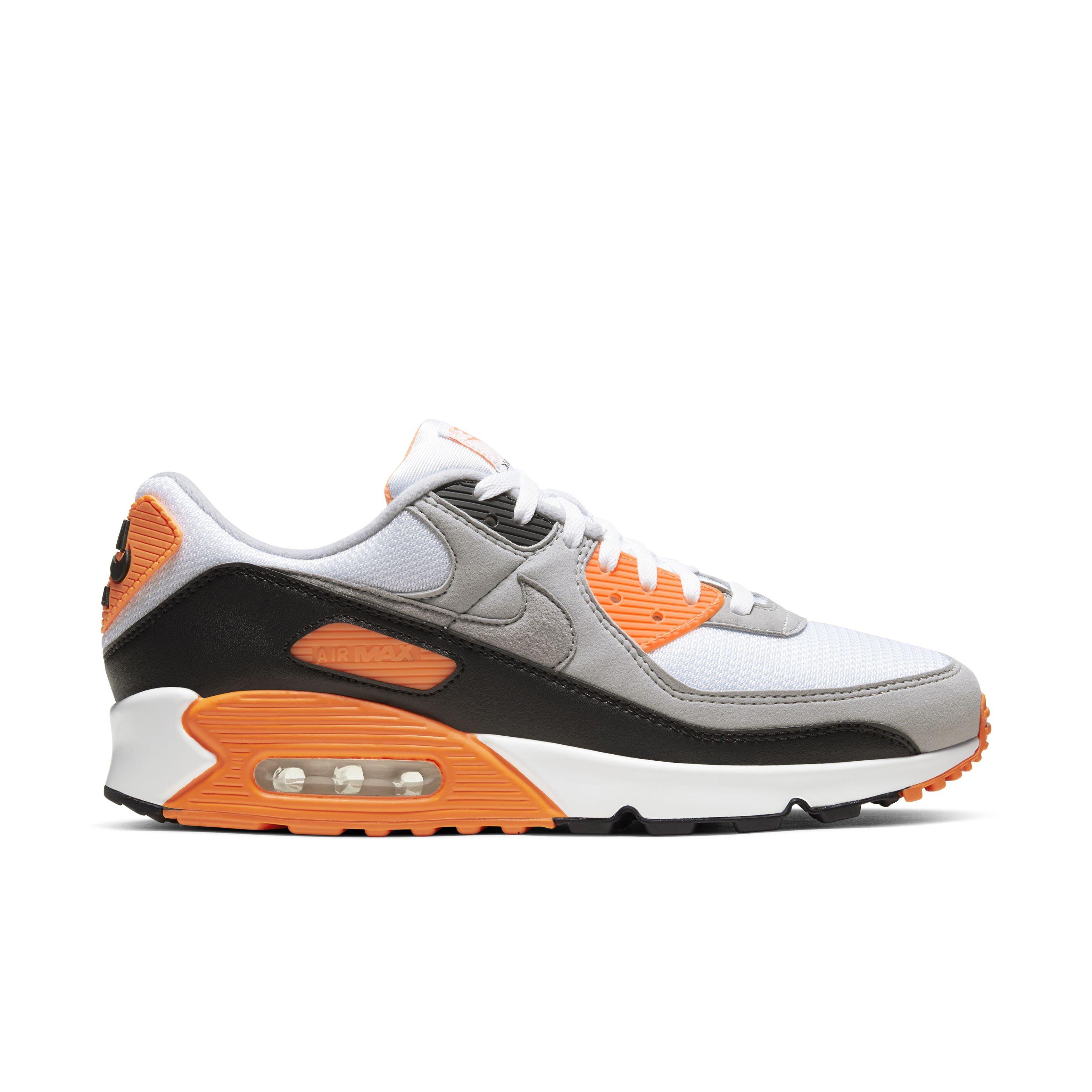 grey and orange nike air max