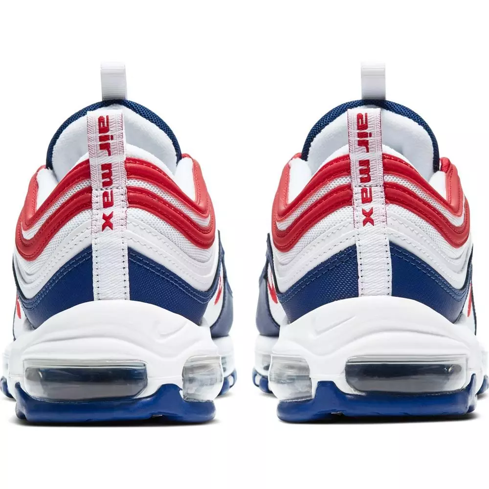 Nike Air Max 97 Americana "White/University Red/Deep Royal" Men's Shoes - WHITE