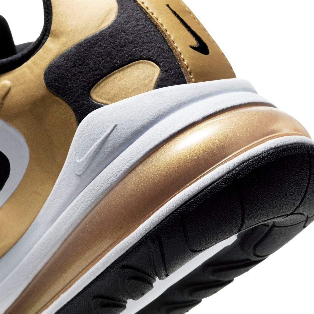 Nike Air Max 270 React Olympic White Metallic Gold Men S Shoes Hibbett City Gear