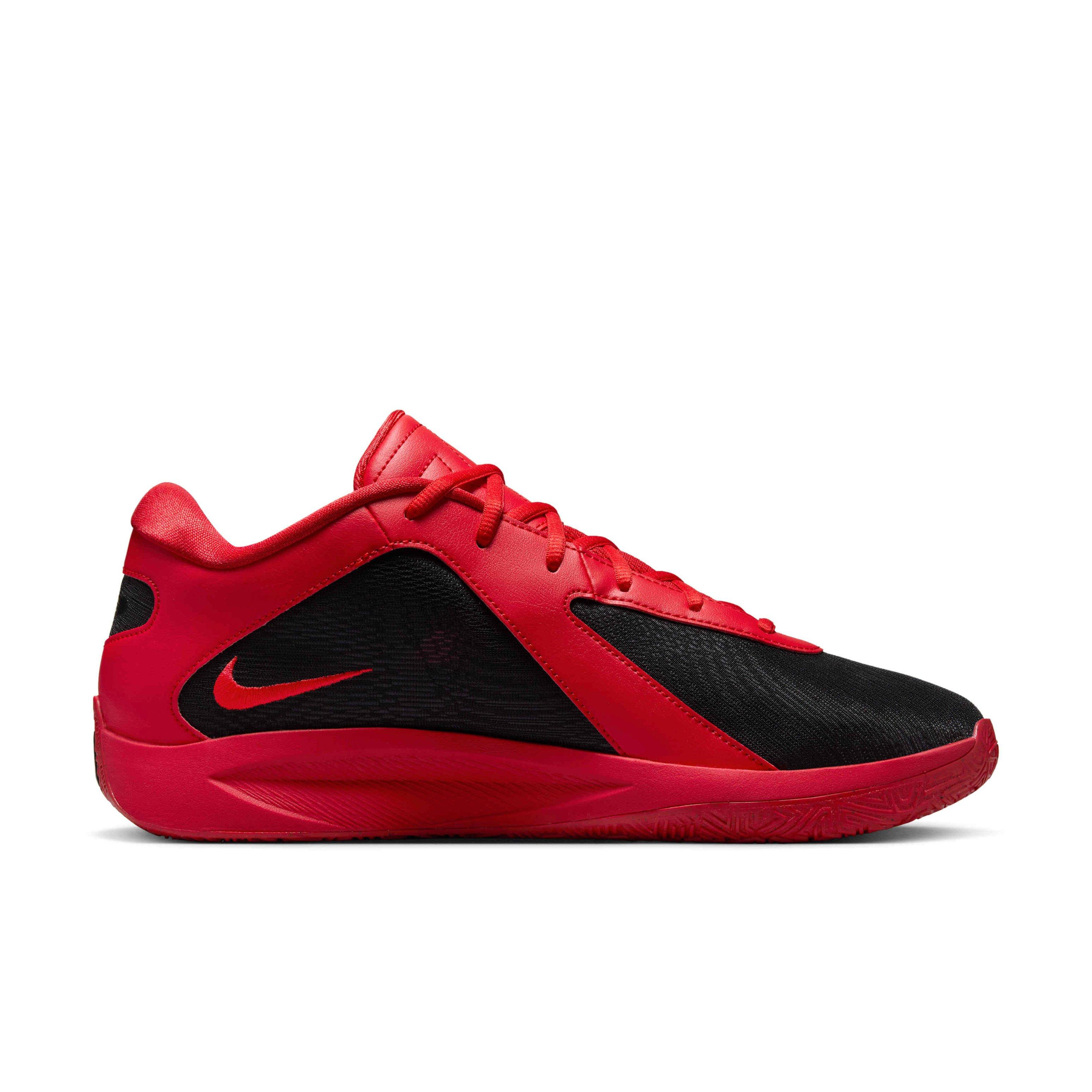 Black University Red Court Shoe Giannis Freak 6 | Hibbett