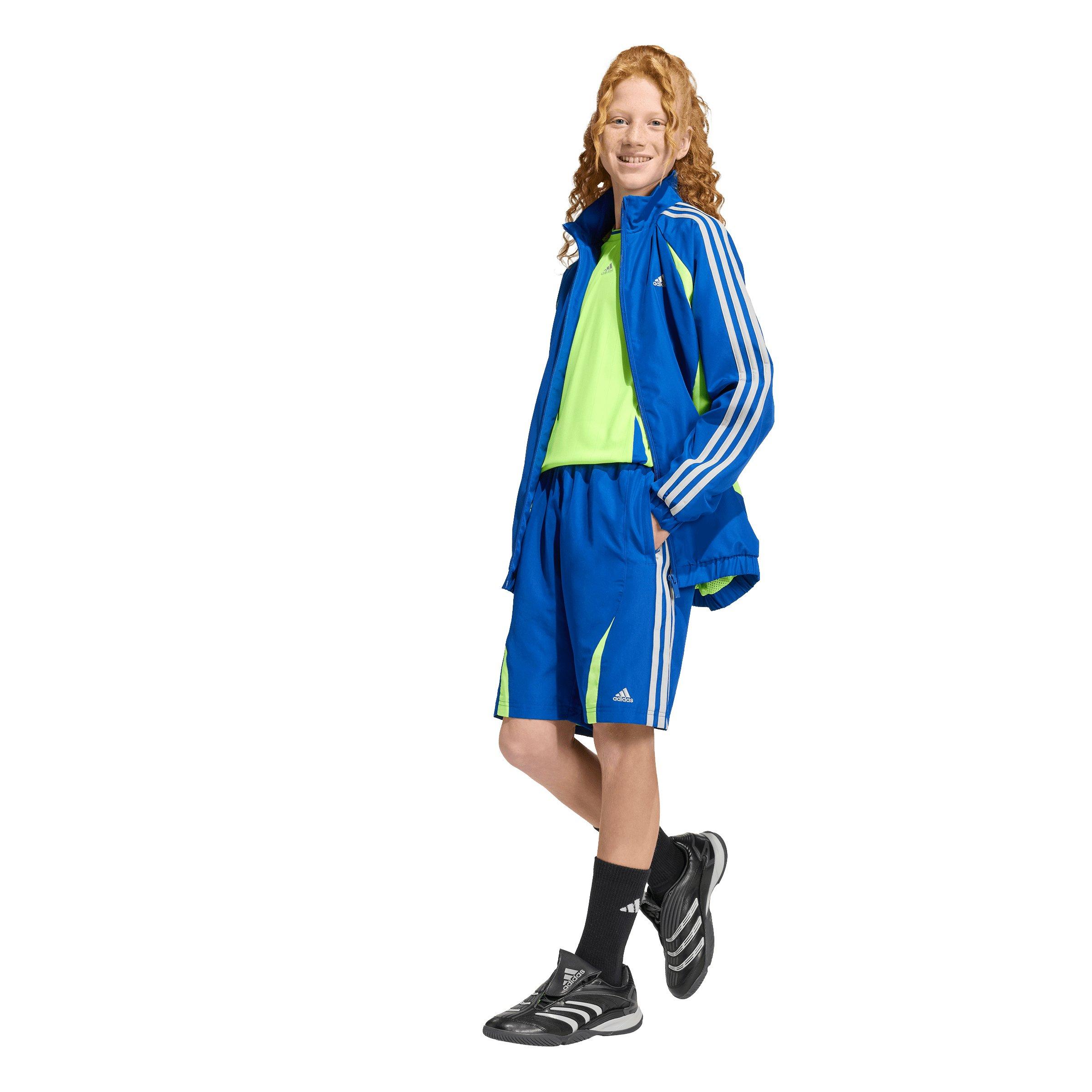 adidas Originals Big Kids' Teamgeist Loose Track Top - Blue - BLUE Thumbnail View 5