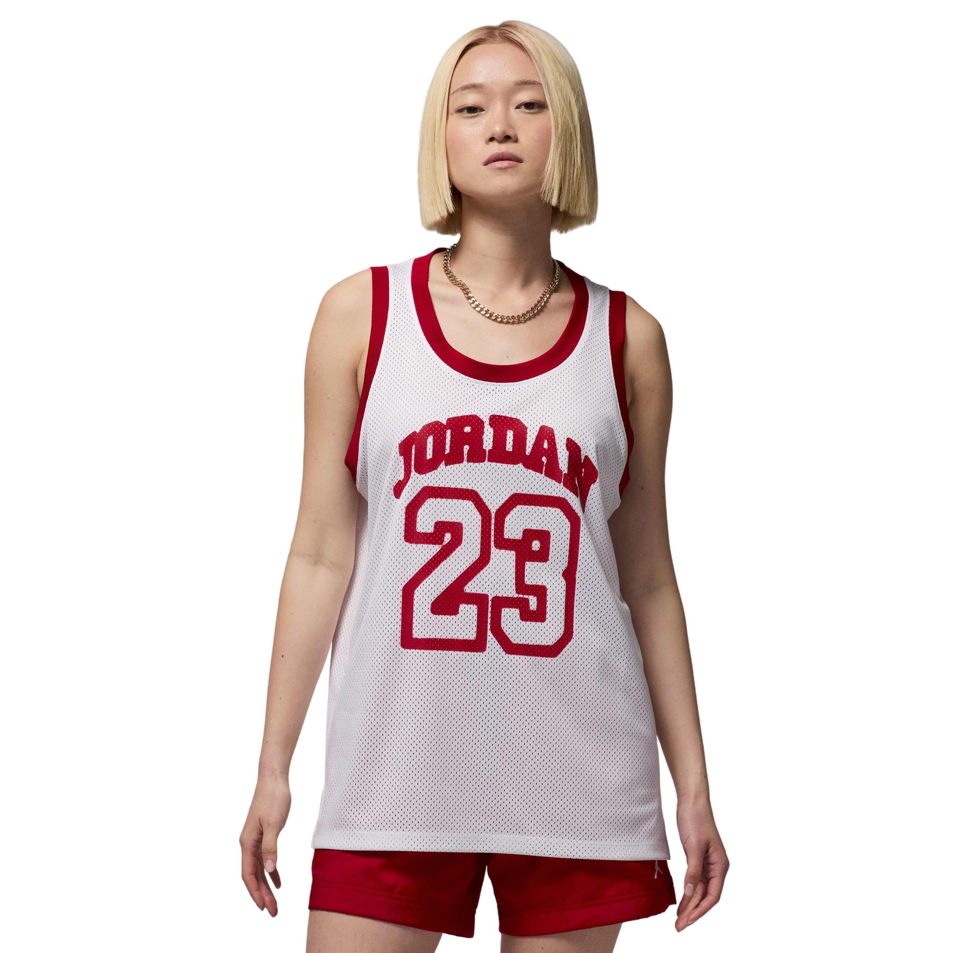 Jordan Women's Jersey 25 Tank - WHITE Thumbnail View 1