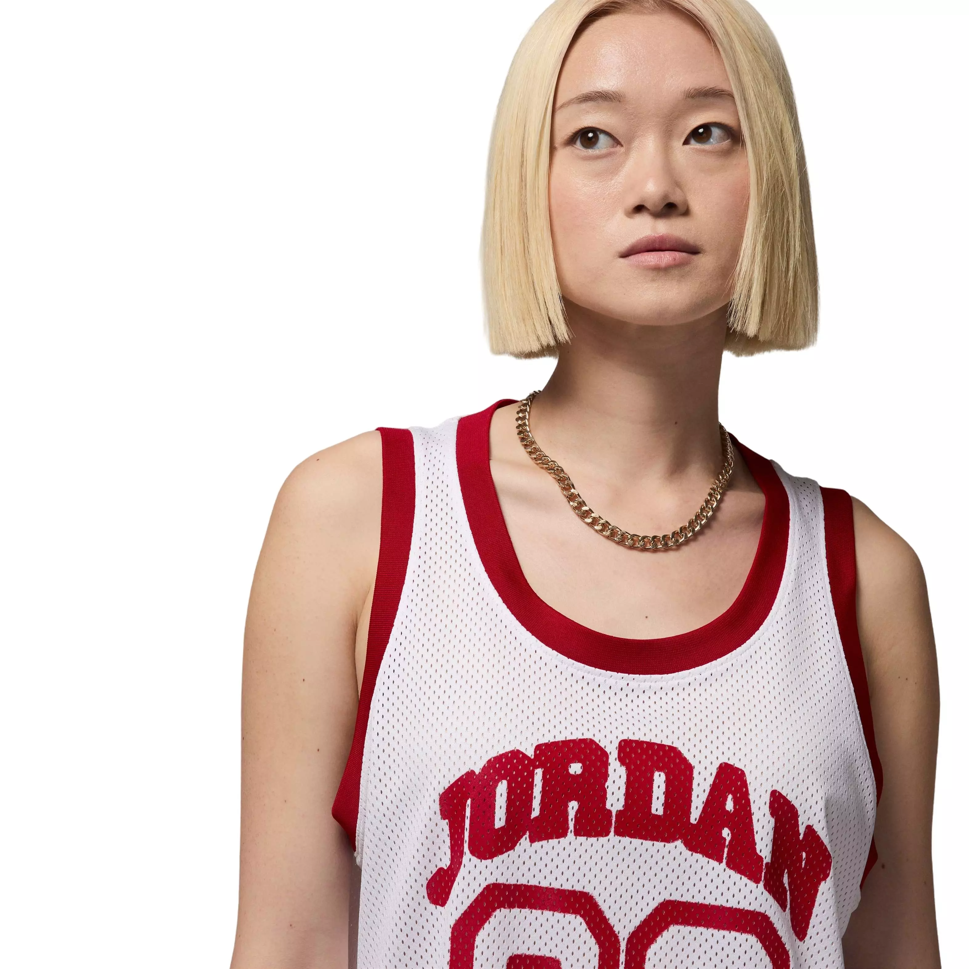 Jordan Women's Jersey 25 Tank - WHITE