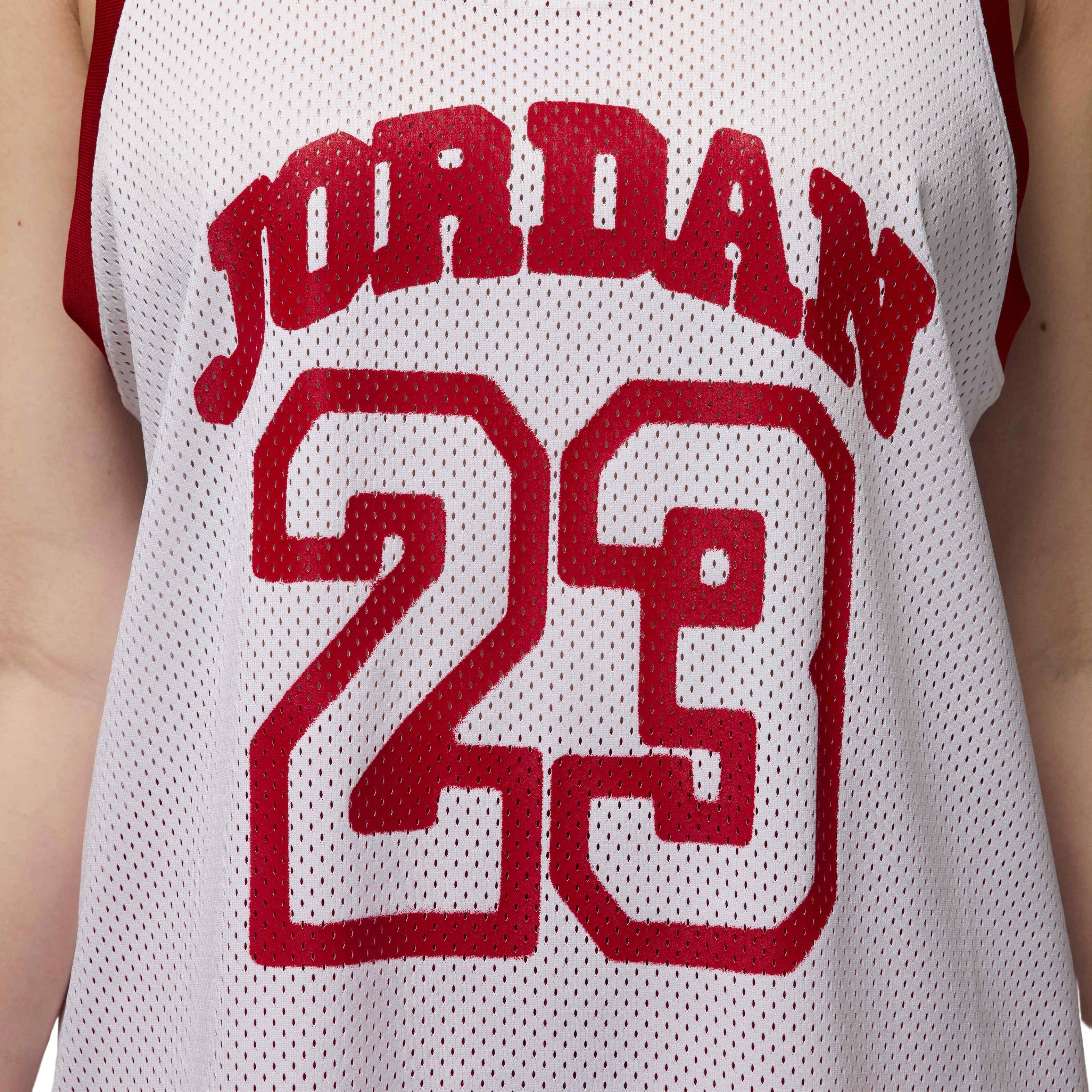 Jordan Women's Jersey 25 Tank - WHITE Thumbnail View 5