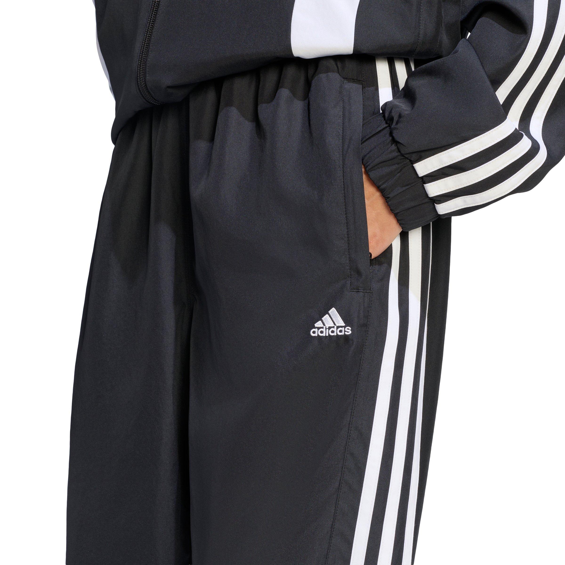 adidas Originals Big Kids' Teamgeist Loose Track Pants - Black - BLACK Thumbnail View 3