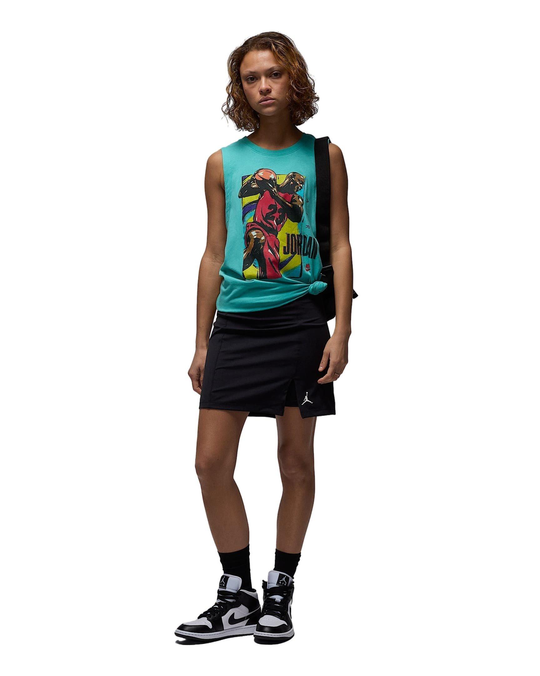 Jordan Women's Sleeveless Graphic T-Shirt -Teal - TEAL Thumbnail View 6