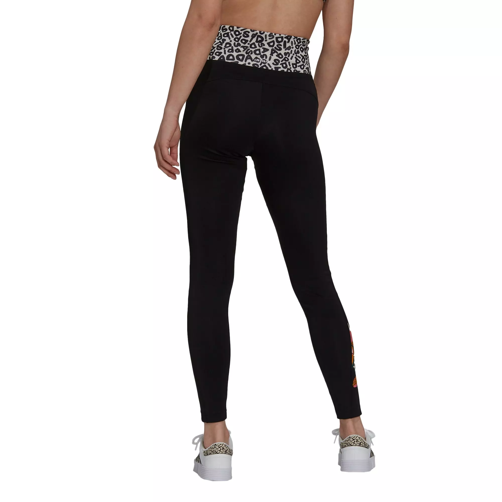 adidas Women's "Black" FARM Rio Feelbrilliant AEROREADY High-Rise Leggings - BLACK