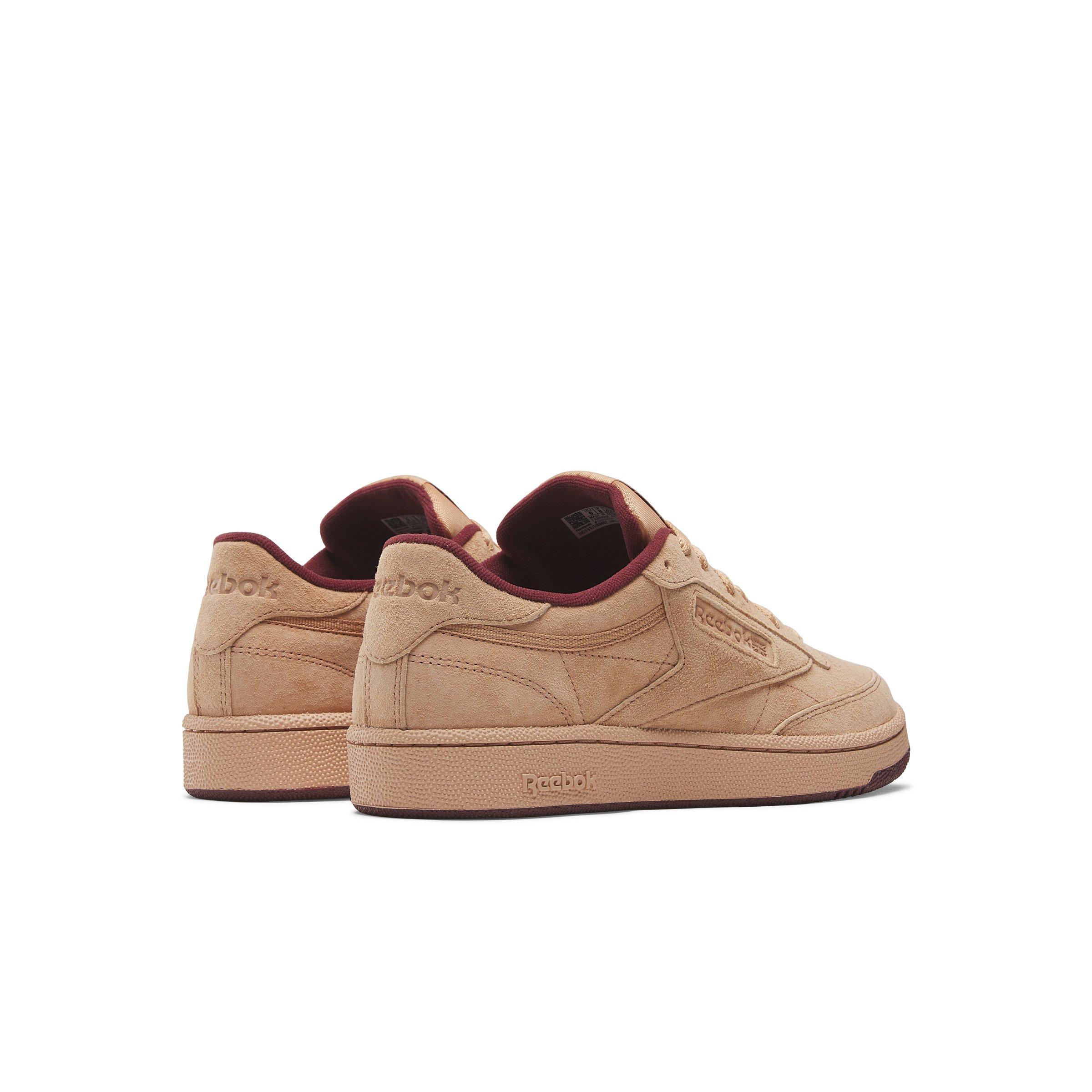 Reebok Club C 85 "Clay/Washed Clay/Rich Maroon" Women's Shoe - CLAY/CLAY/MAROON Thumbnail View 3