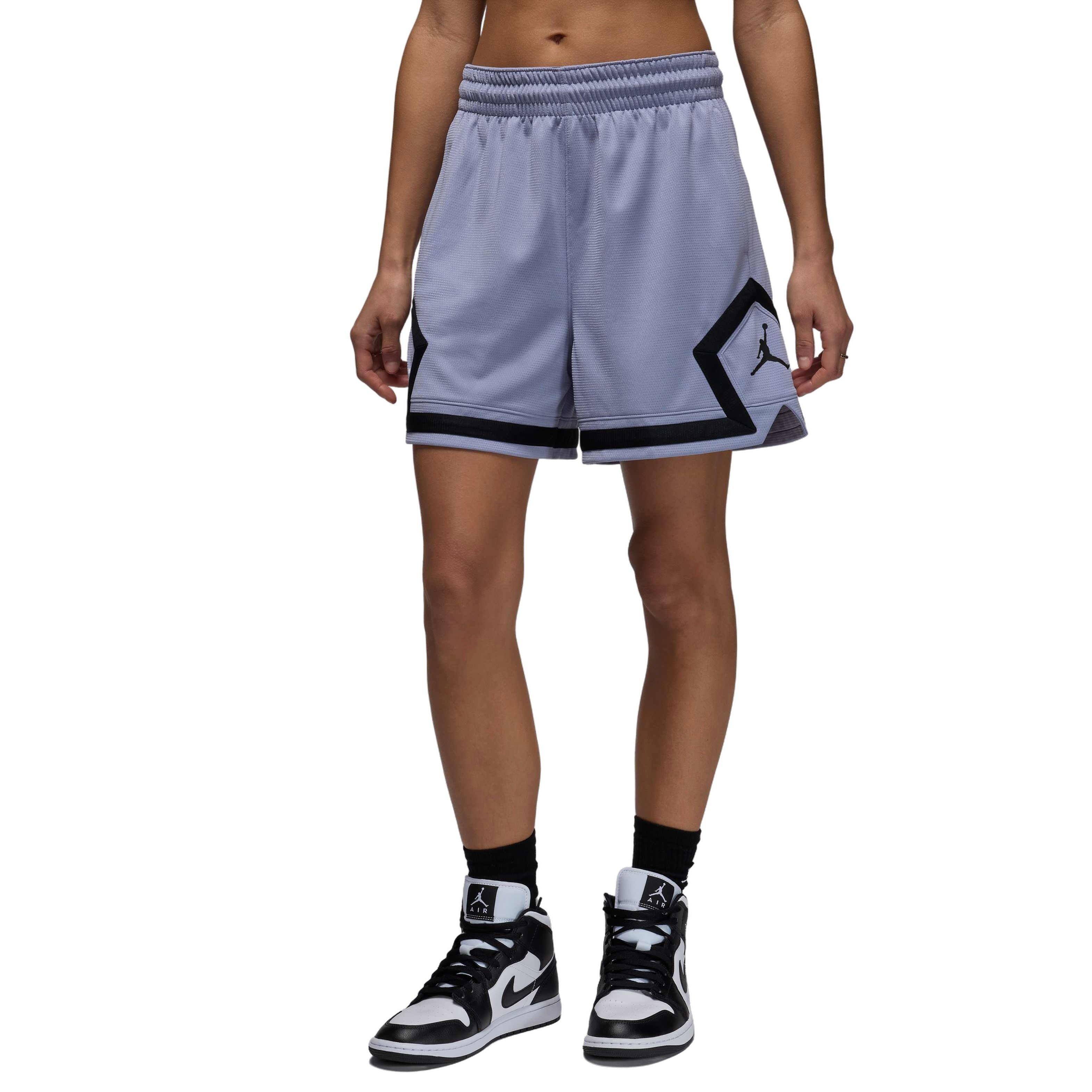Jordan Women's Sport 4" Diamond Shorts - PURPLE Thumbnail View 3