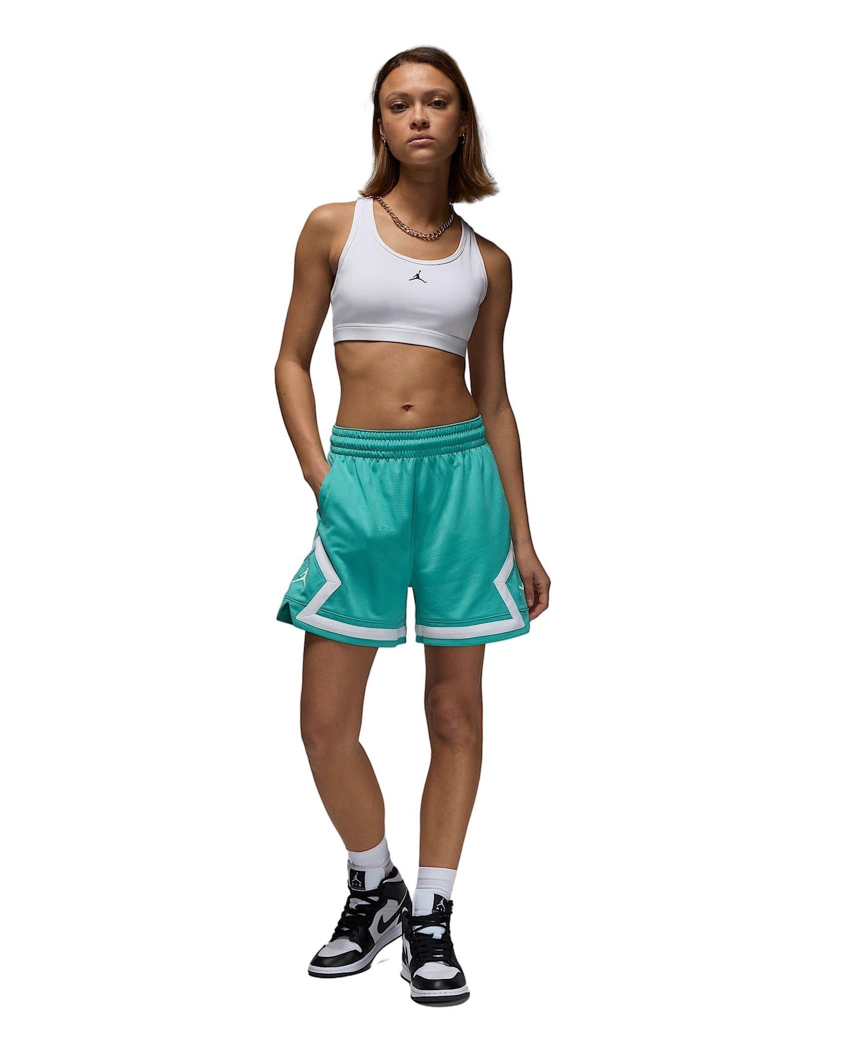 Jordan Women's Sport 4-Inch Diamond Shorts - TEAL Thumbnail View 6