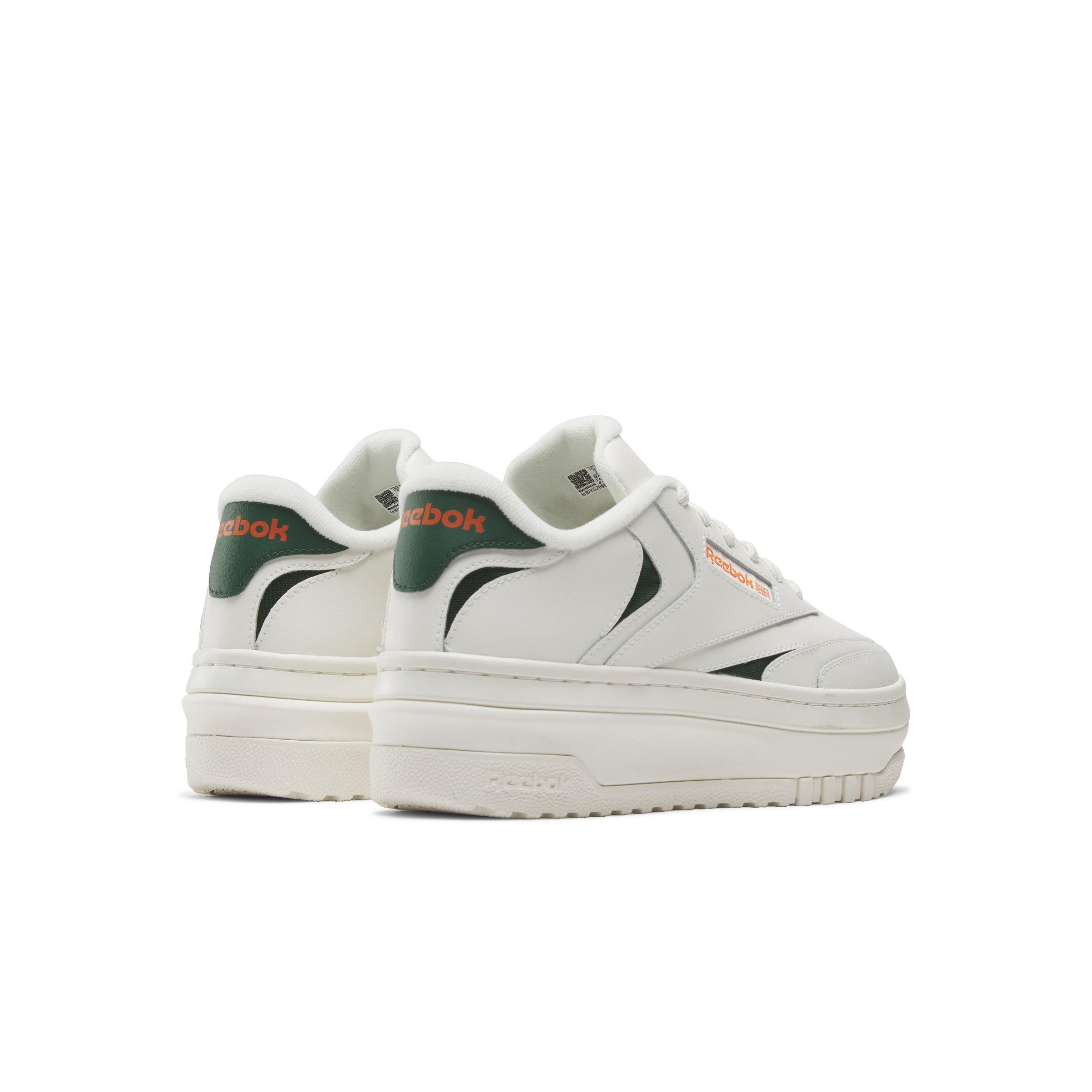 Reebok Club C Extra "Dark Green/Pump Orange/Chalk" Women's Shoe - DK GREEN/ORANGE/CHALK Thumbnail View 3