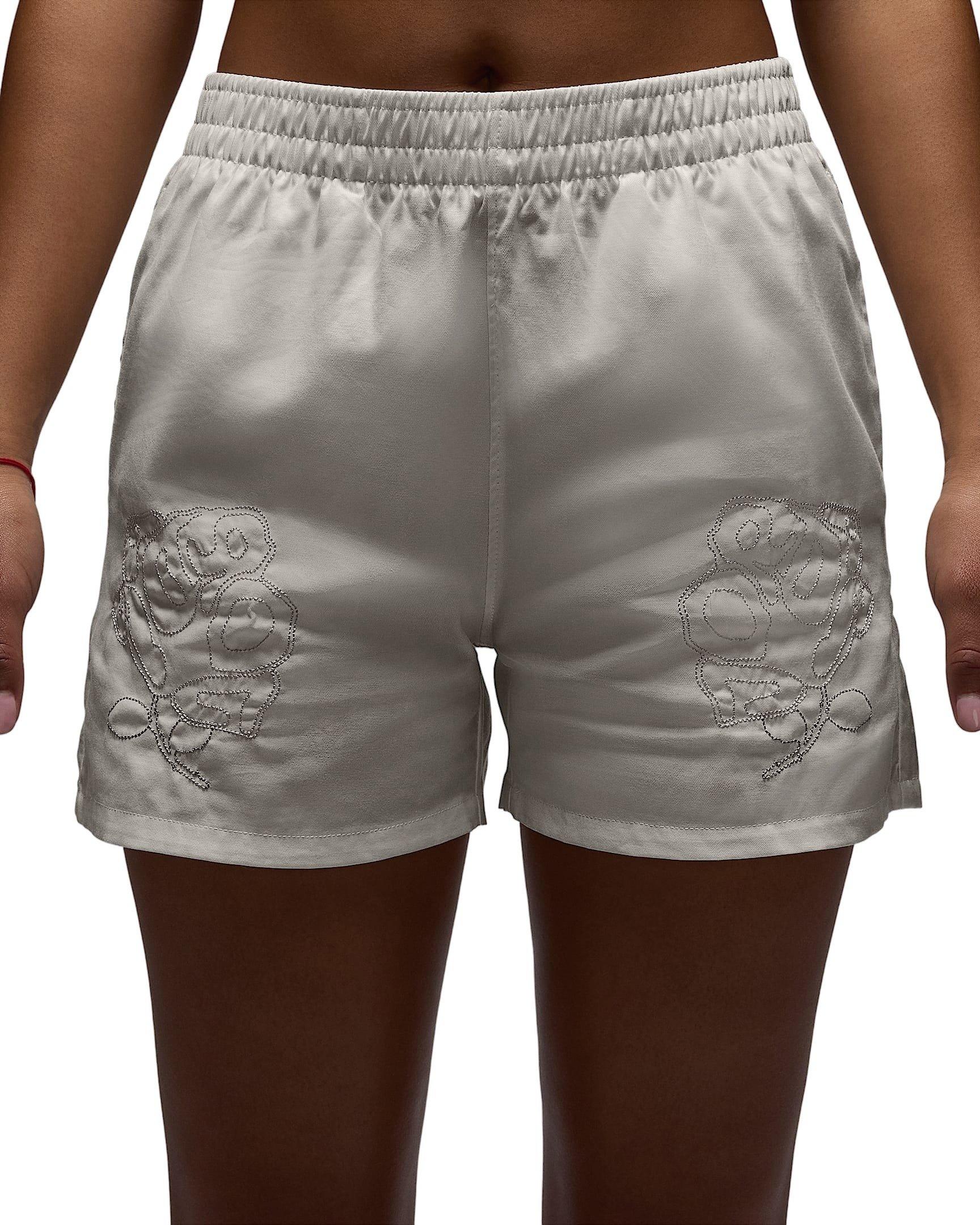 Jordan Women's Woven Rose Shorts - WHITE Thumbnail View 1