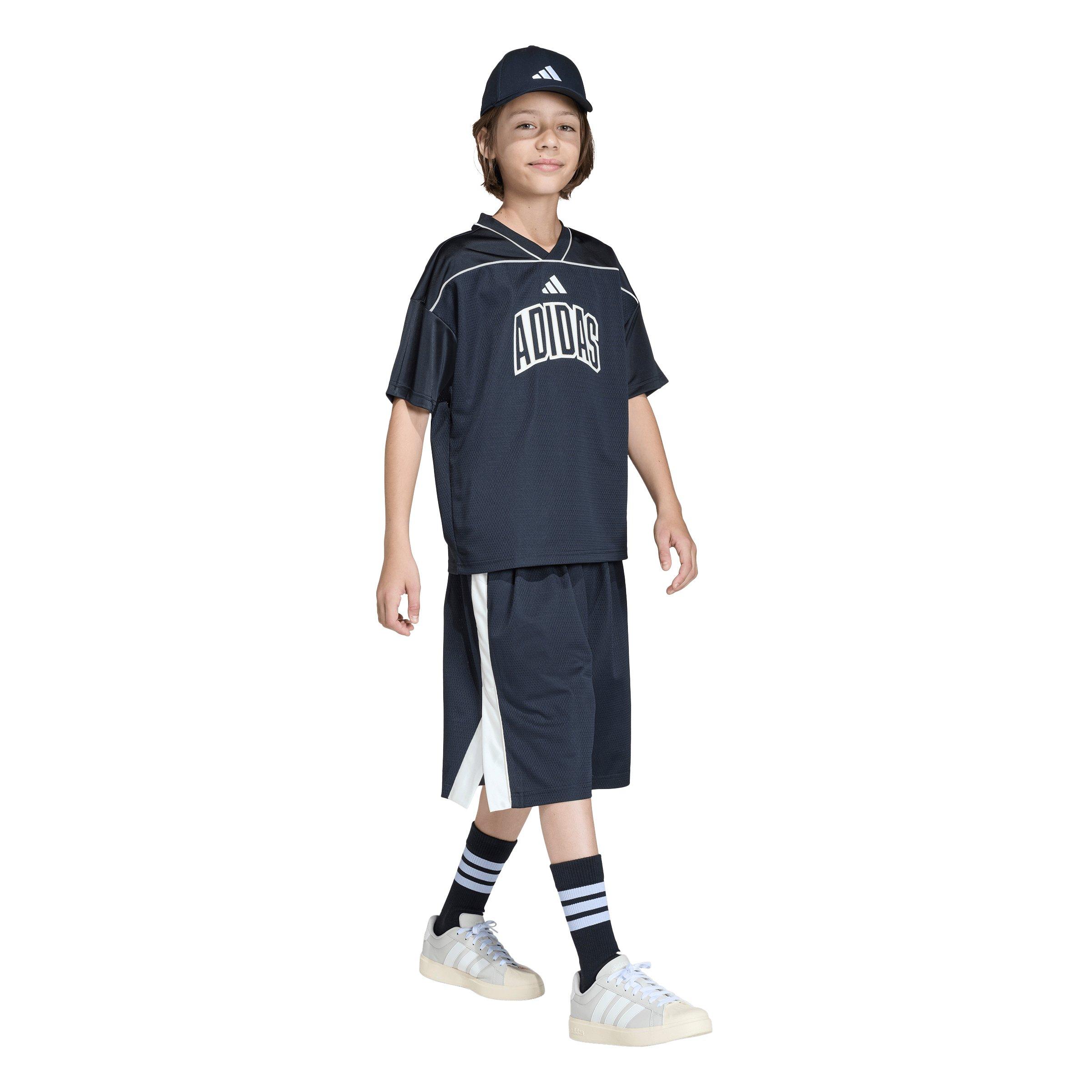 adidas Stadium Mesh Big Kids' Black Shorts