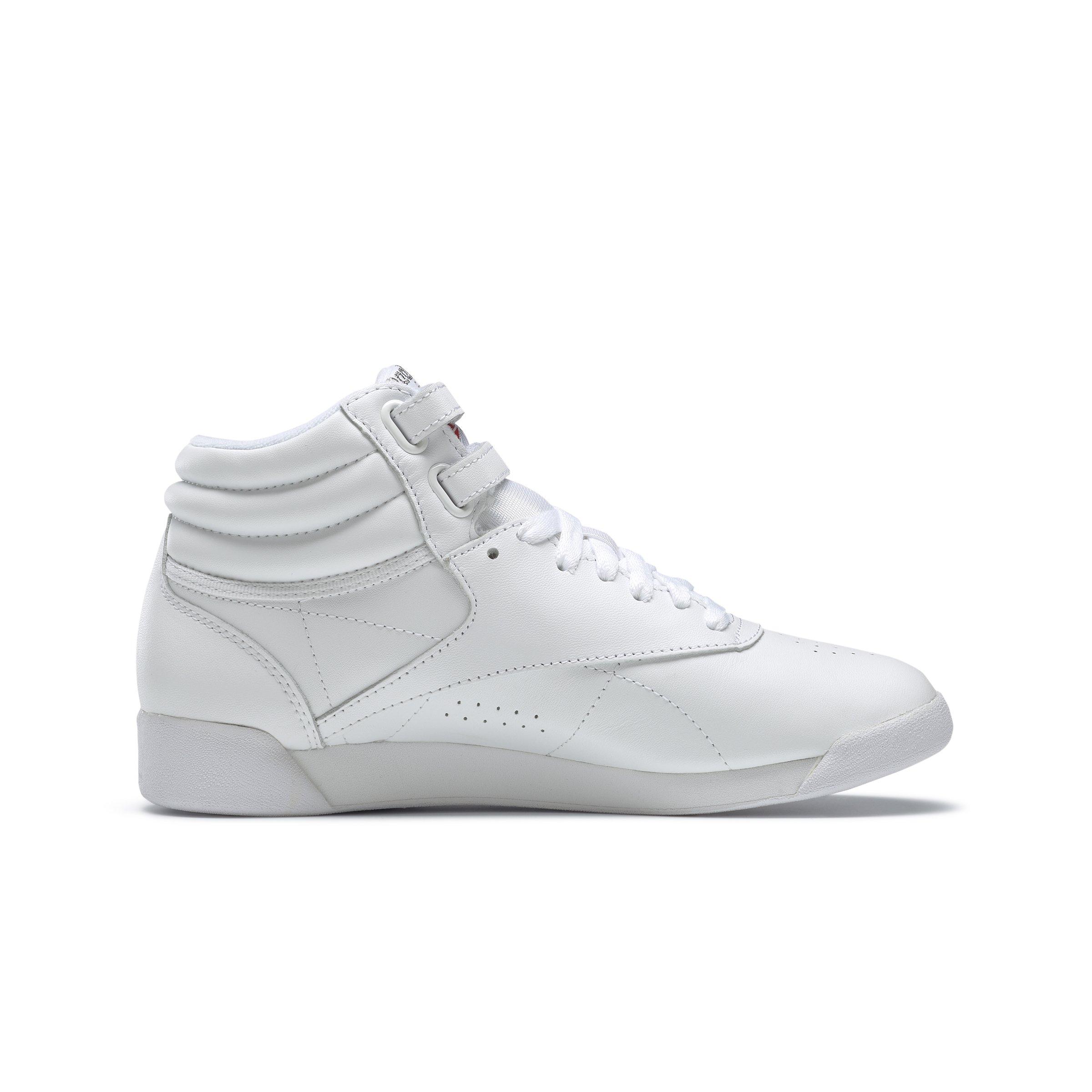 Reebok F/S Hi "White/Silver" Women's Shoe - WHITE/SILVER Thumbnail View 2