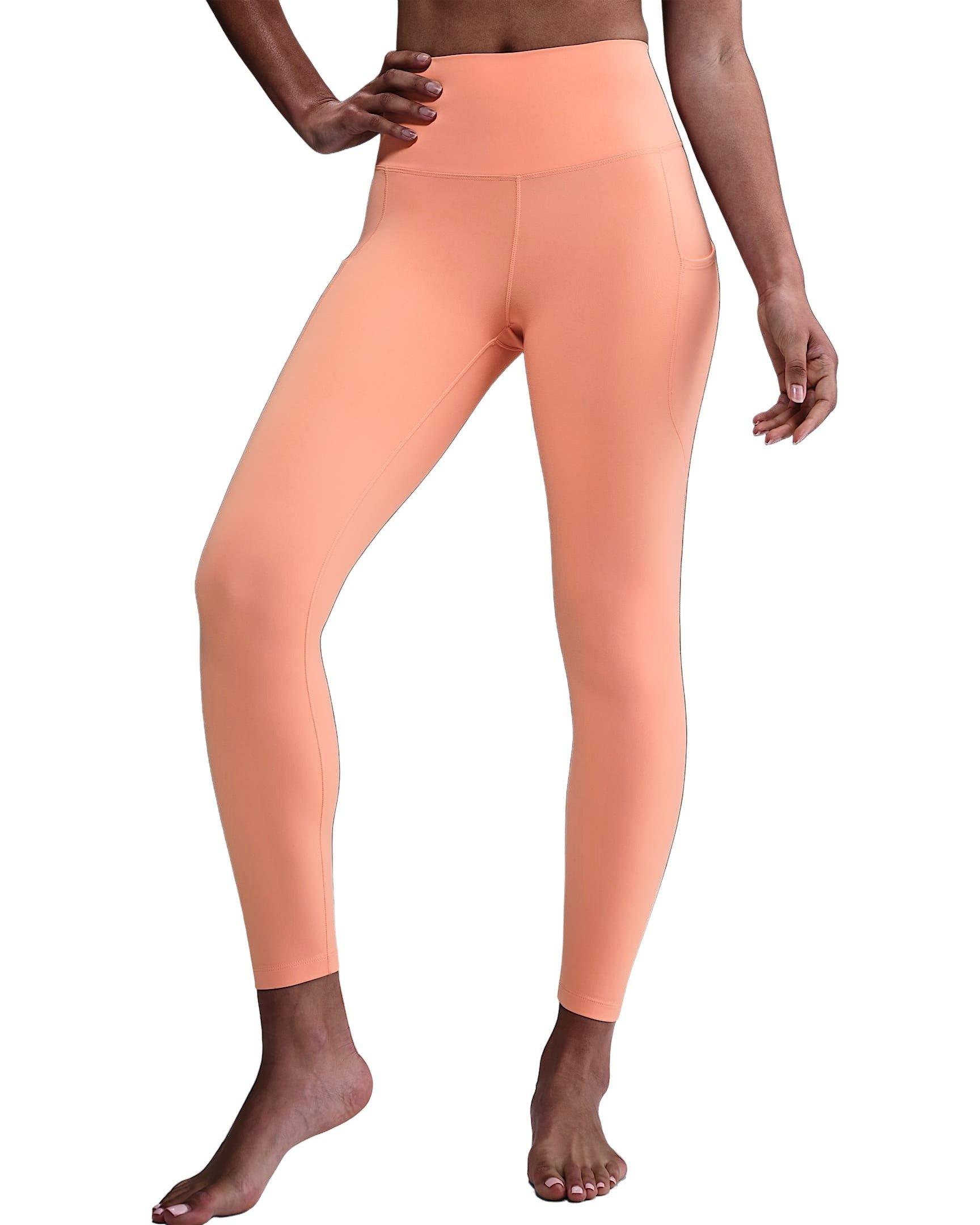Nike Women's Dri-FIT One High-Waisted 7/8 Leggings with Pockets - APRICOT Thumbnail View 1