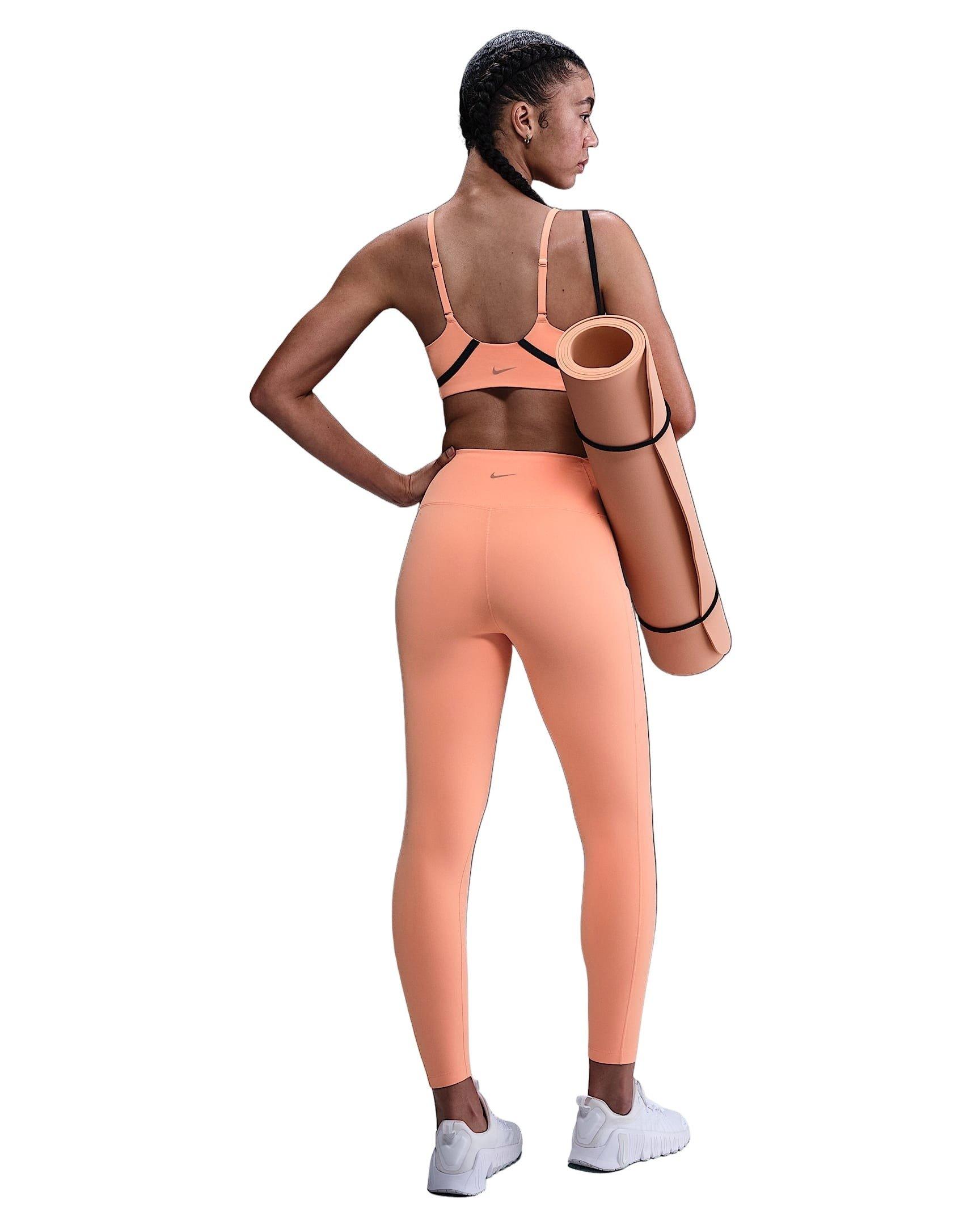 Nike Women's Dri-FIT One High-Waisted 7/8 Leggings with Pockets - APRICOT Thumbnail View 6