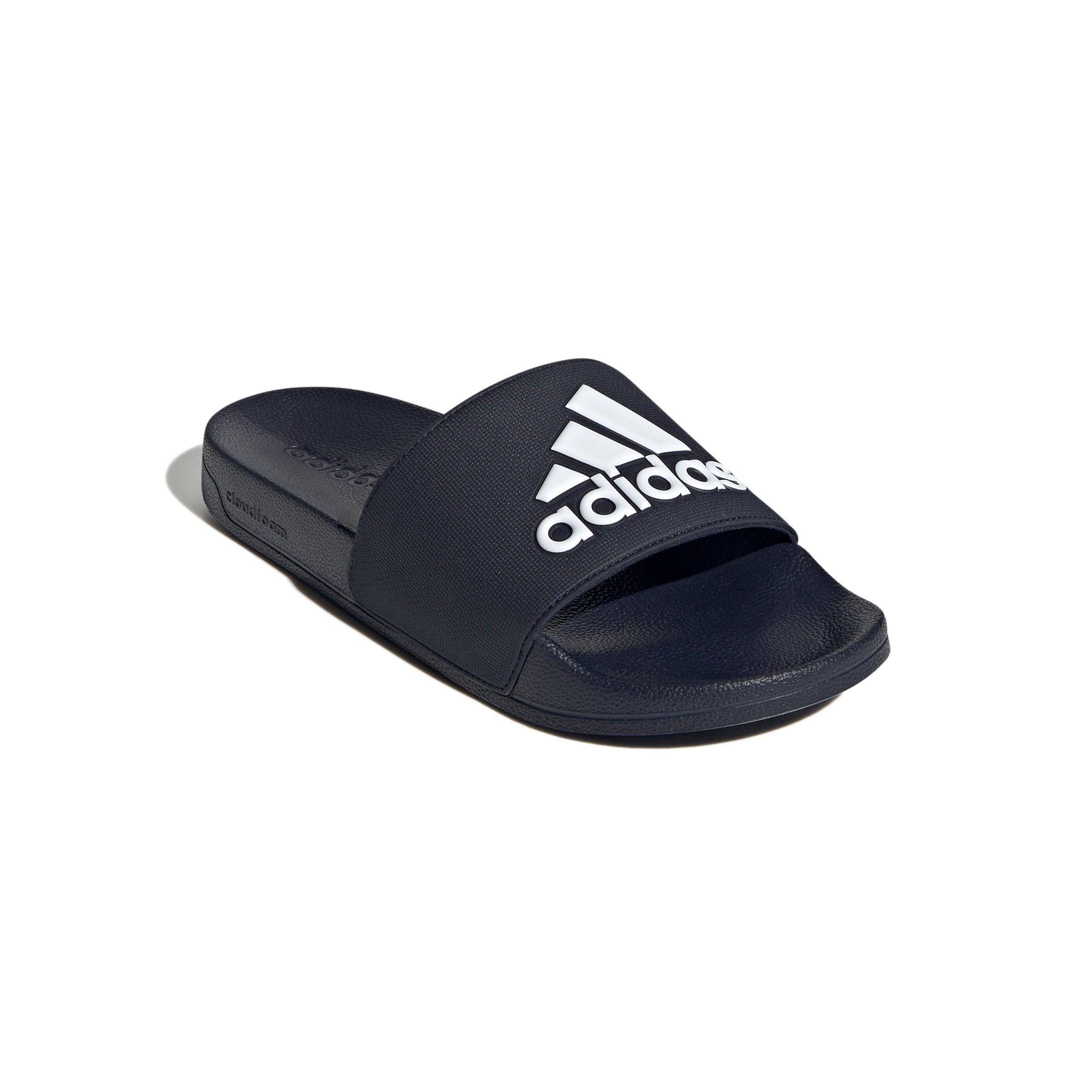 adidas Adilette Shower "Legend Ink/Ftwr White/Legend Ink" Unisex Slide - DK BLUE Thumbnail View 3
