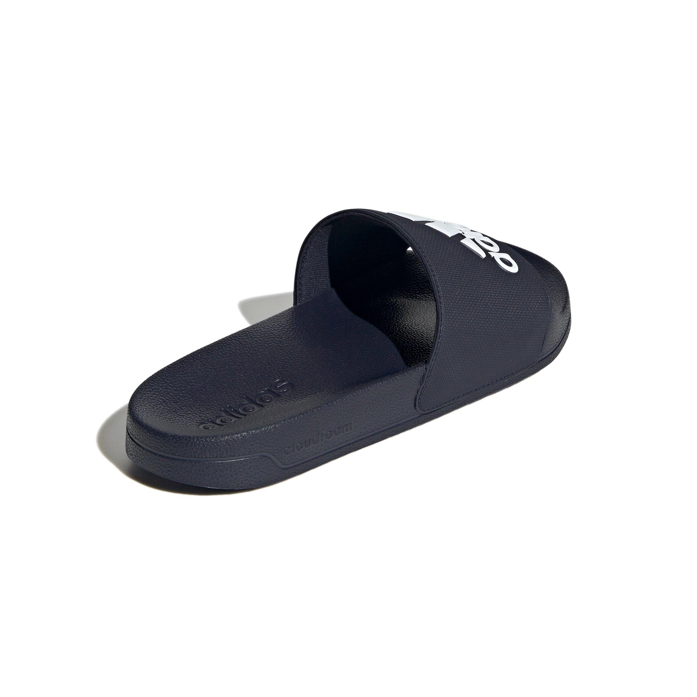 adidas Adilette Shower "Legend Ink/Ftwr White/Legend Ink" Unisex Slide - DK BLUE Thumbnail View 4