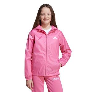 adidas Big Girls' Rain Jacket - Pink