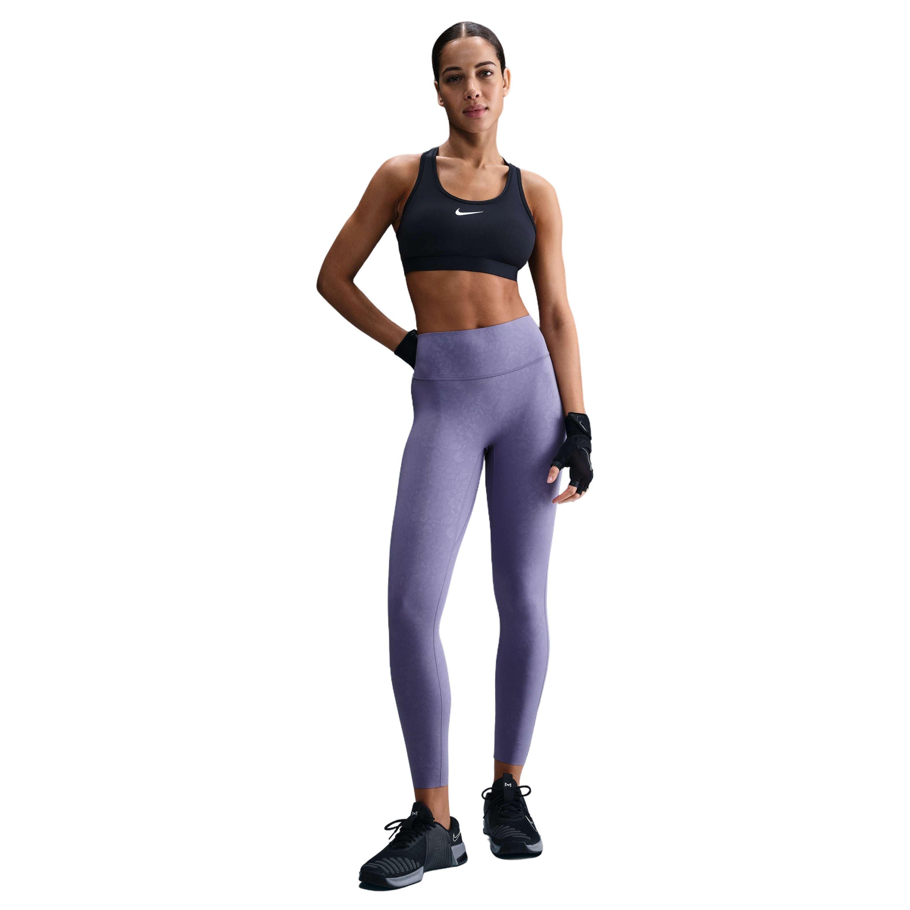 Nike Women's Medium-Support High-Waisted 7/8 Leggings - PURPLE Thumbnail View 5