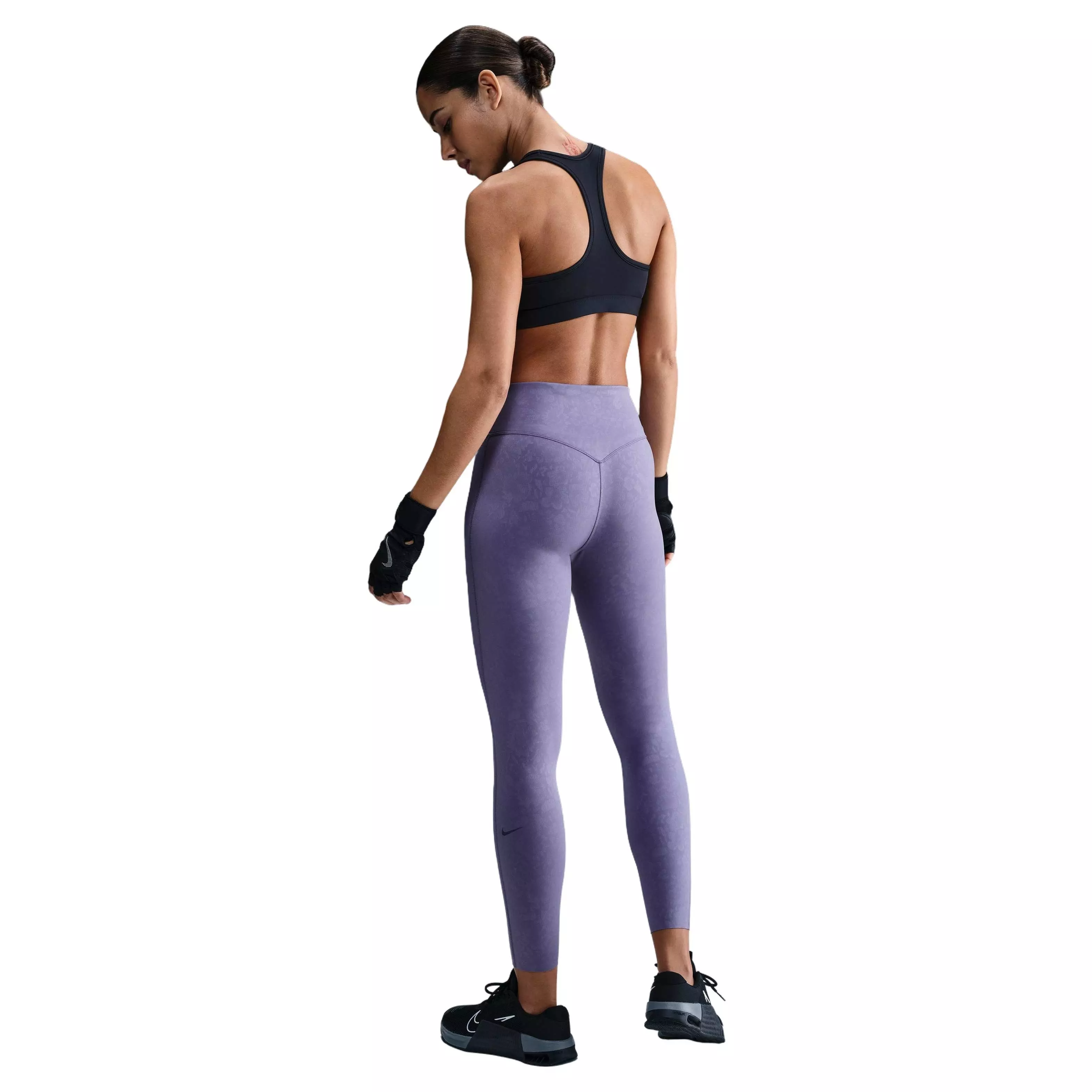 Nike Women's Medium-Support High-Waisted 7/8 Leggings - PURPLE