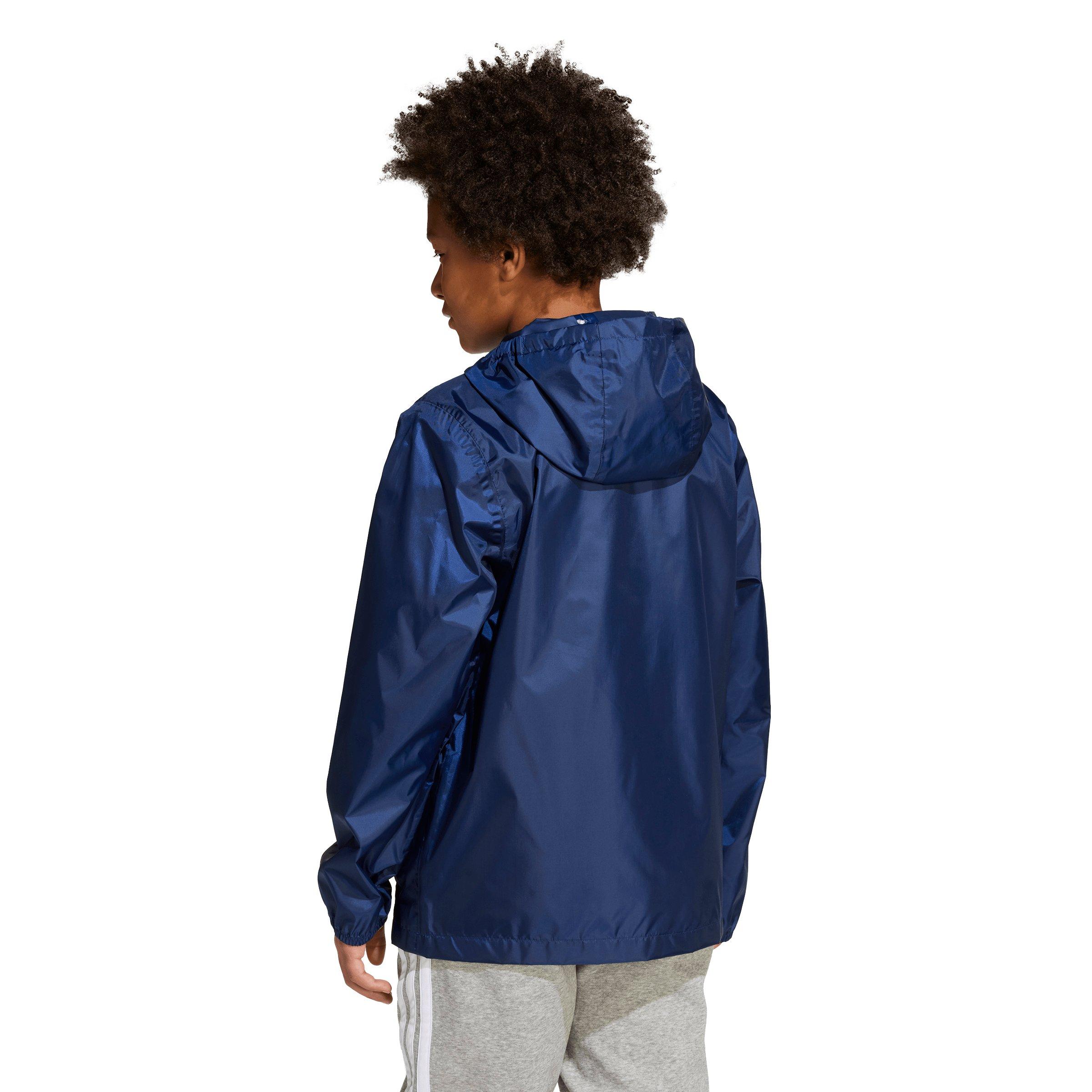 adidas CLIMAPROOF Big Boys' Dark Blue Rain Jacket
