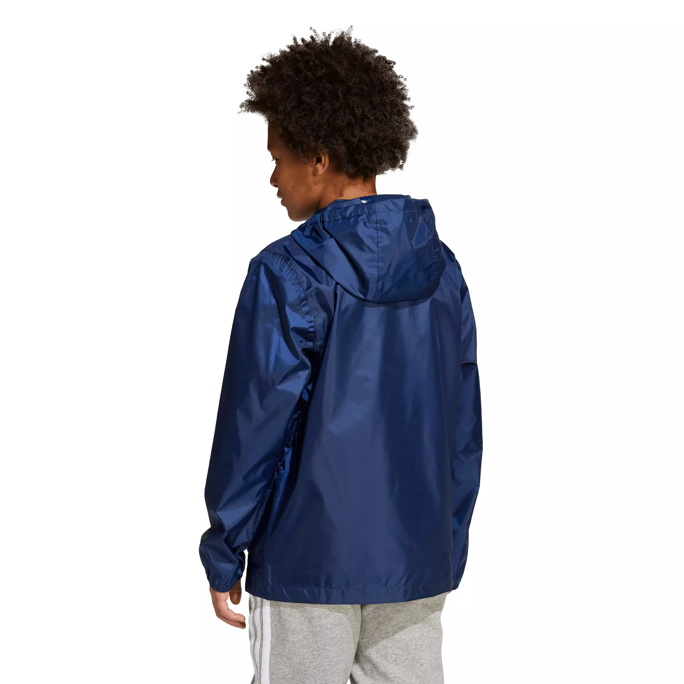 adidas Big Boys' CLIMAPROOF Rain Jacket - Dark Blue - DARK BLUE