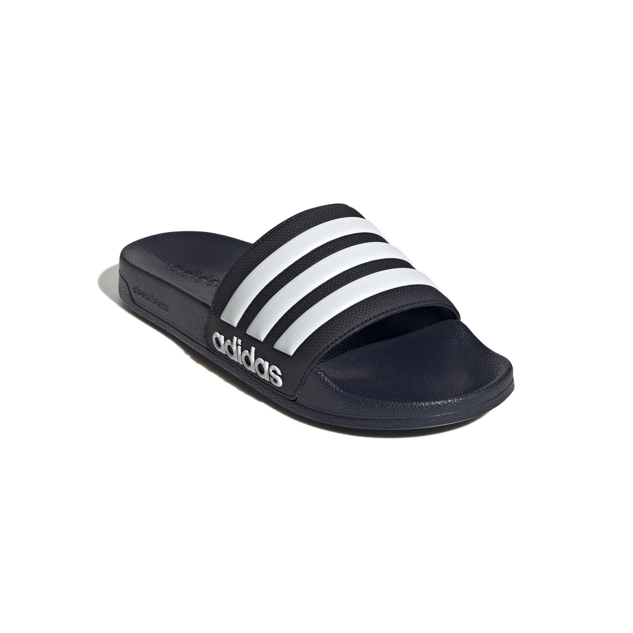 adidas Adilette Shower "Legend Ink/Ftwr White" Unisex Slide - DK BLUE Thumbnail View 3