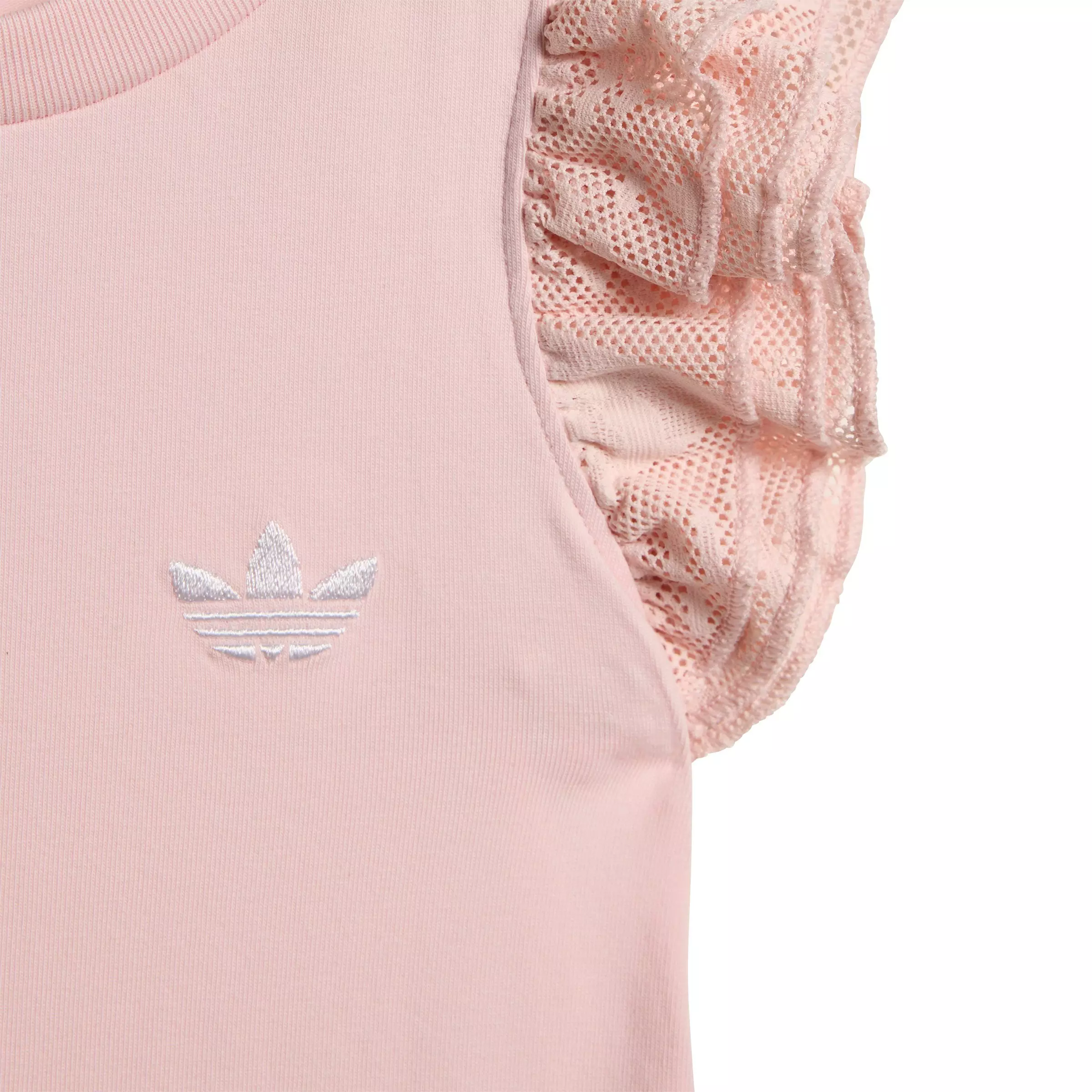 adidas Originals Infant Girls' Lace 3/4 Tights and Tee Set - Pink - PINK